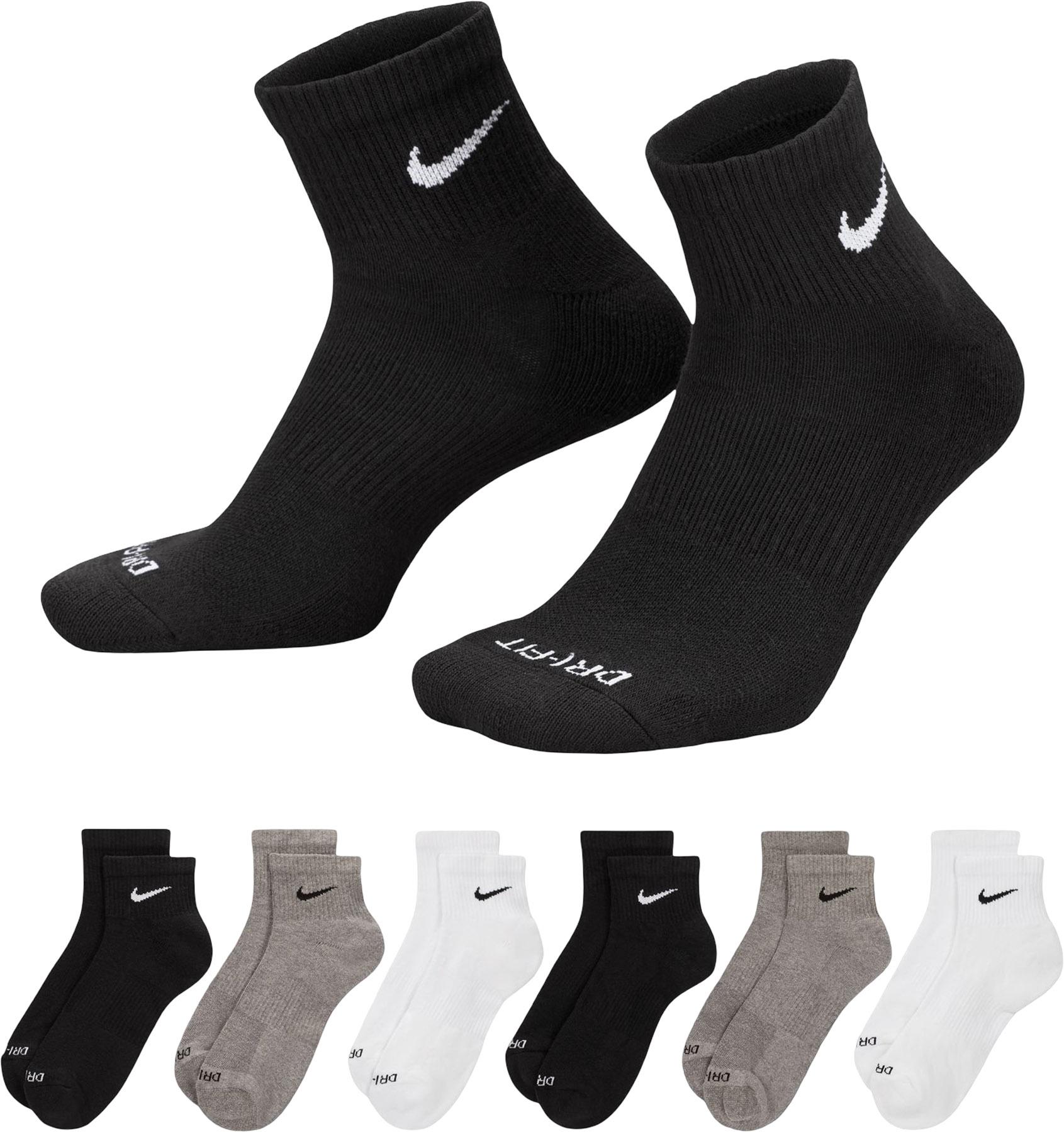 Product image for Everyday Plus 6 Pack Cushioned Training Ankle Socks - Unisex