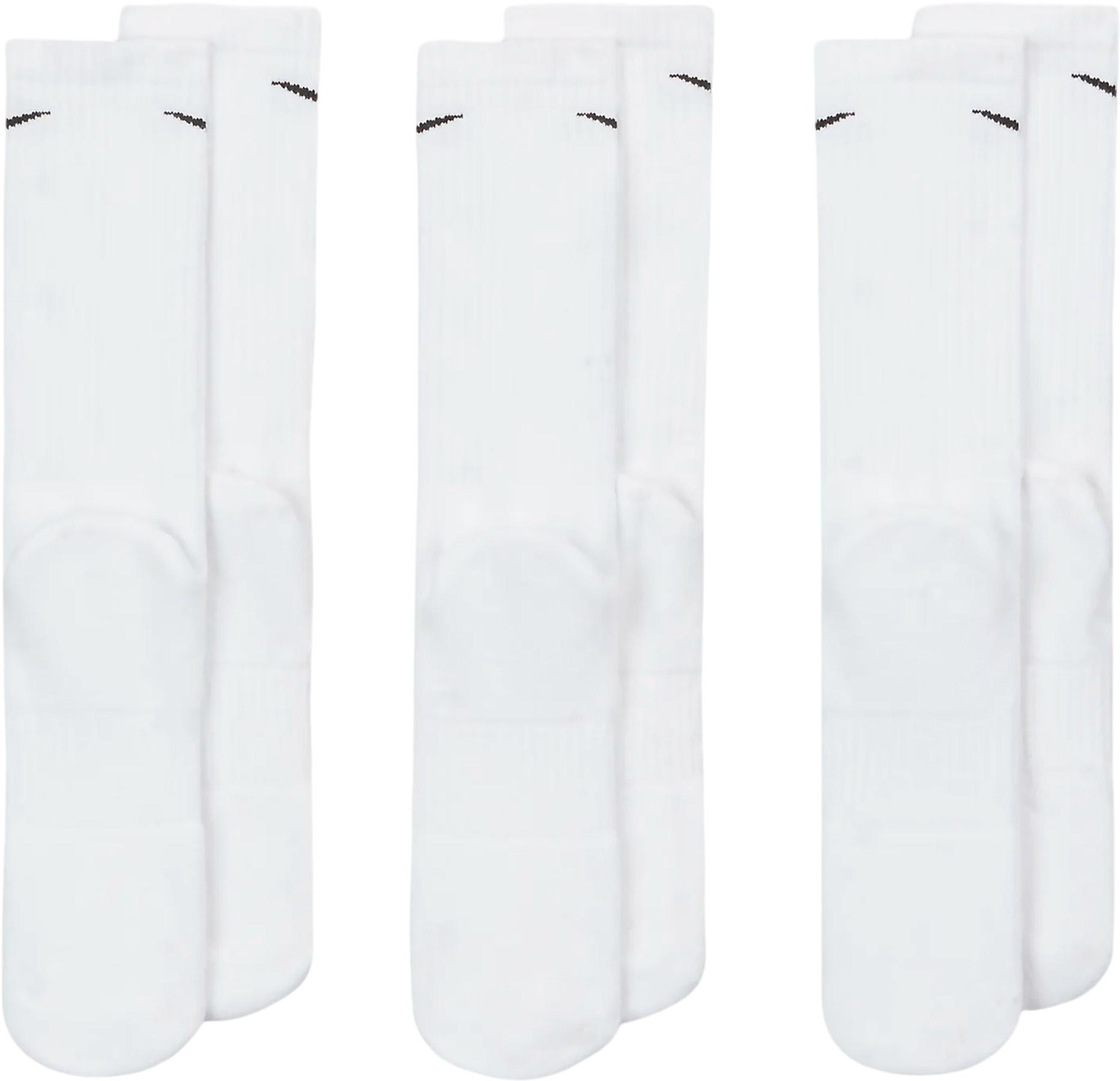 Product gallery image number 2 for product Everyday 3 Pairs Cushioned Training Crew Socks