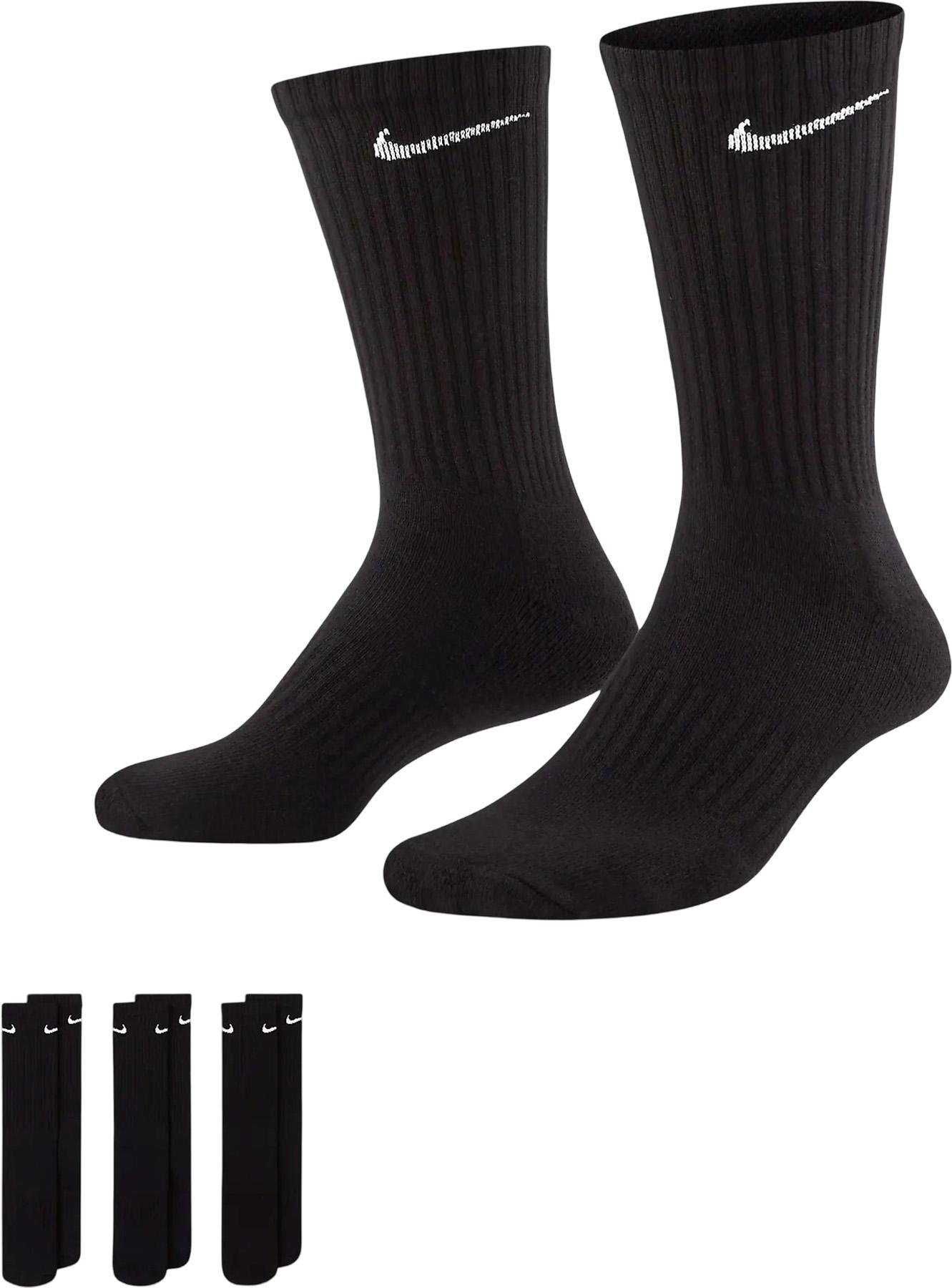 Product gallery image number 3 for product Everyday 3 Pairs Cushioned Training Crew Socks