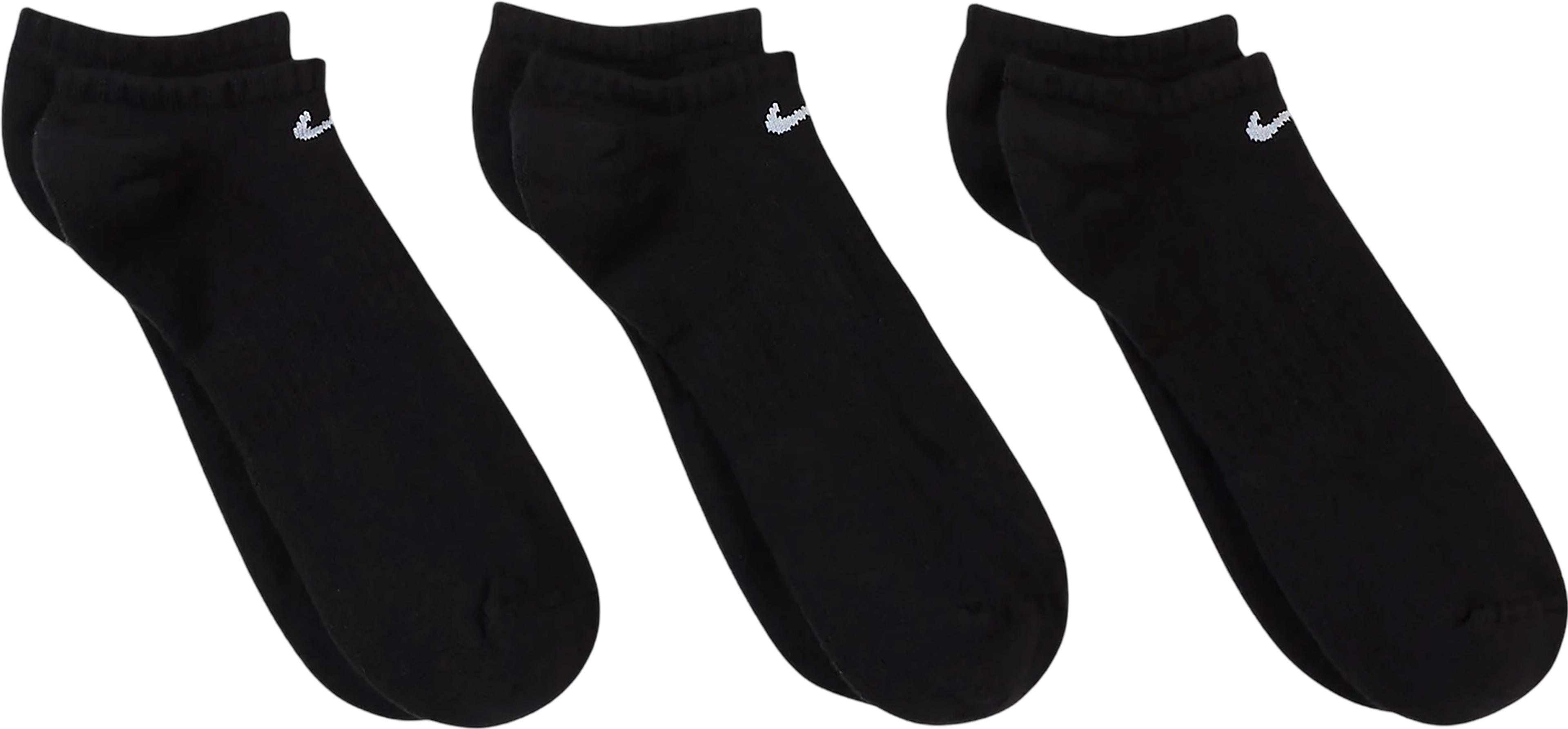 Product gallery image number 2 for product Everyday 3 Pairs Cushioned Training No-Show Socks