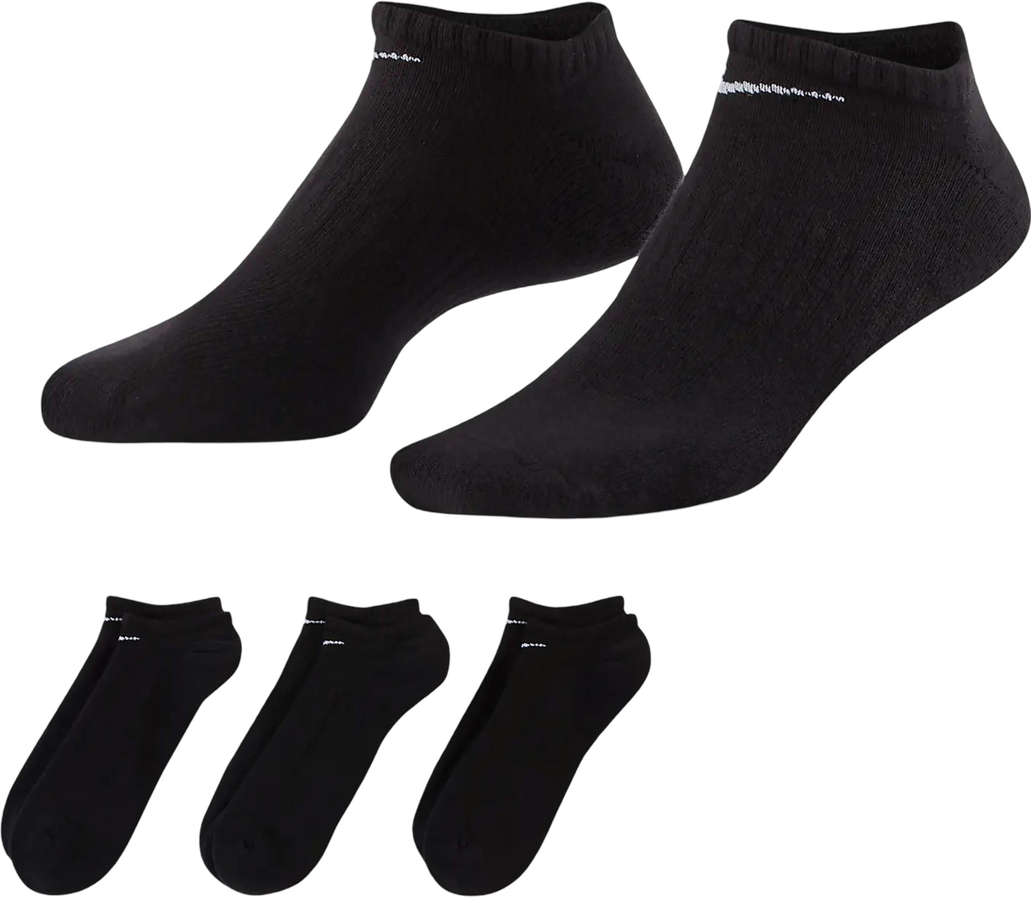 Product gallery image number 3 for product Everyday 3 Pairs Cushioned Training No-Show Socks