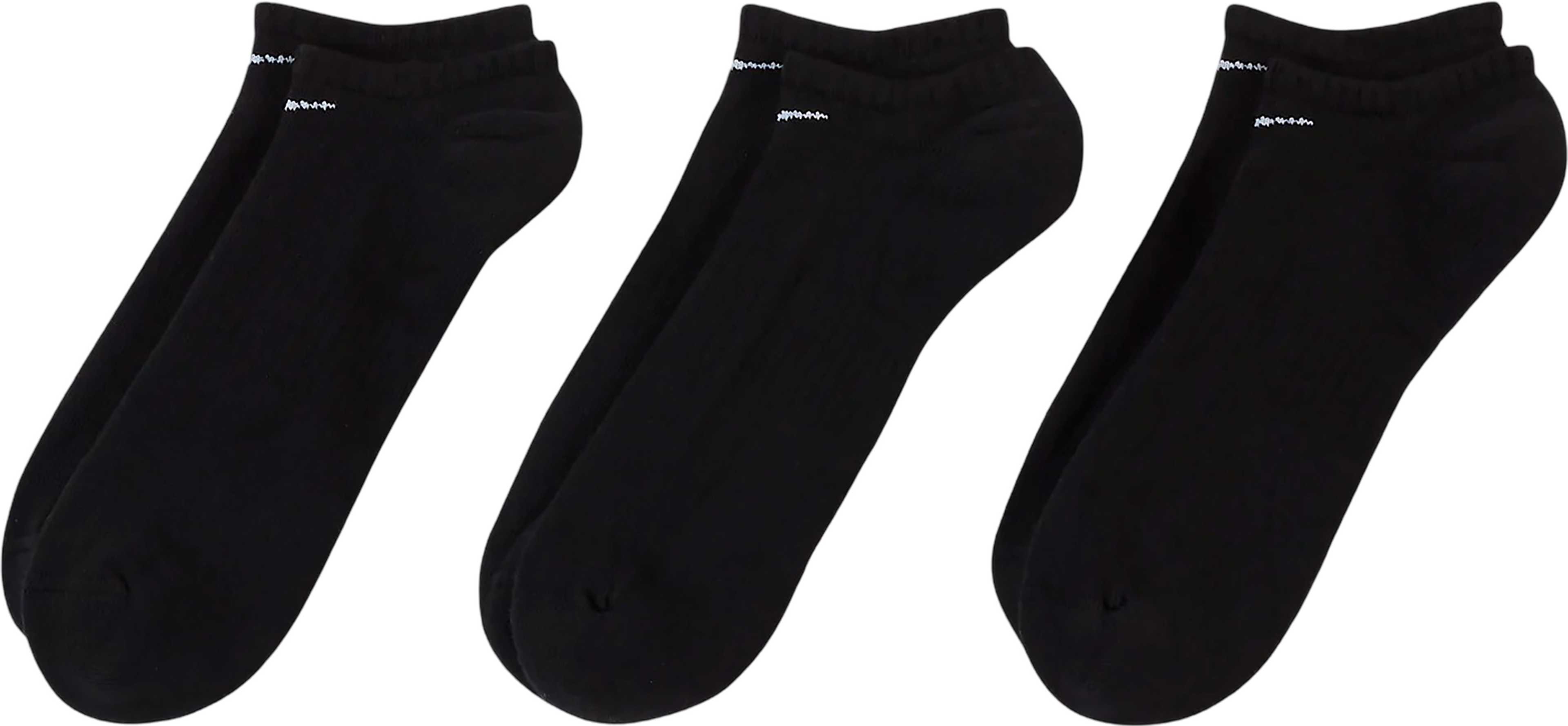 Product image for Everyday 3 Pairs Cushioned Training No-Show Socks