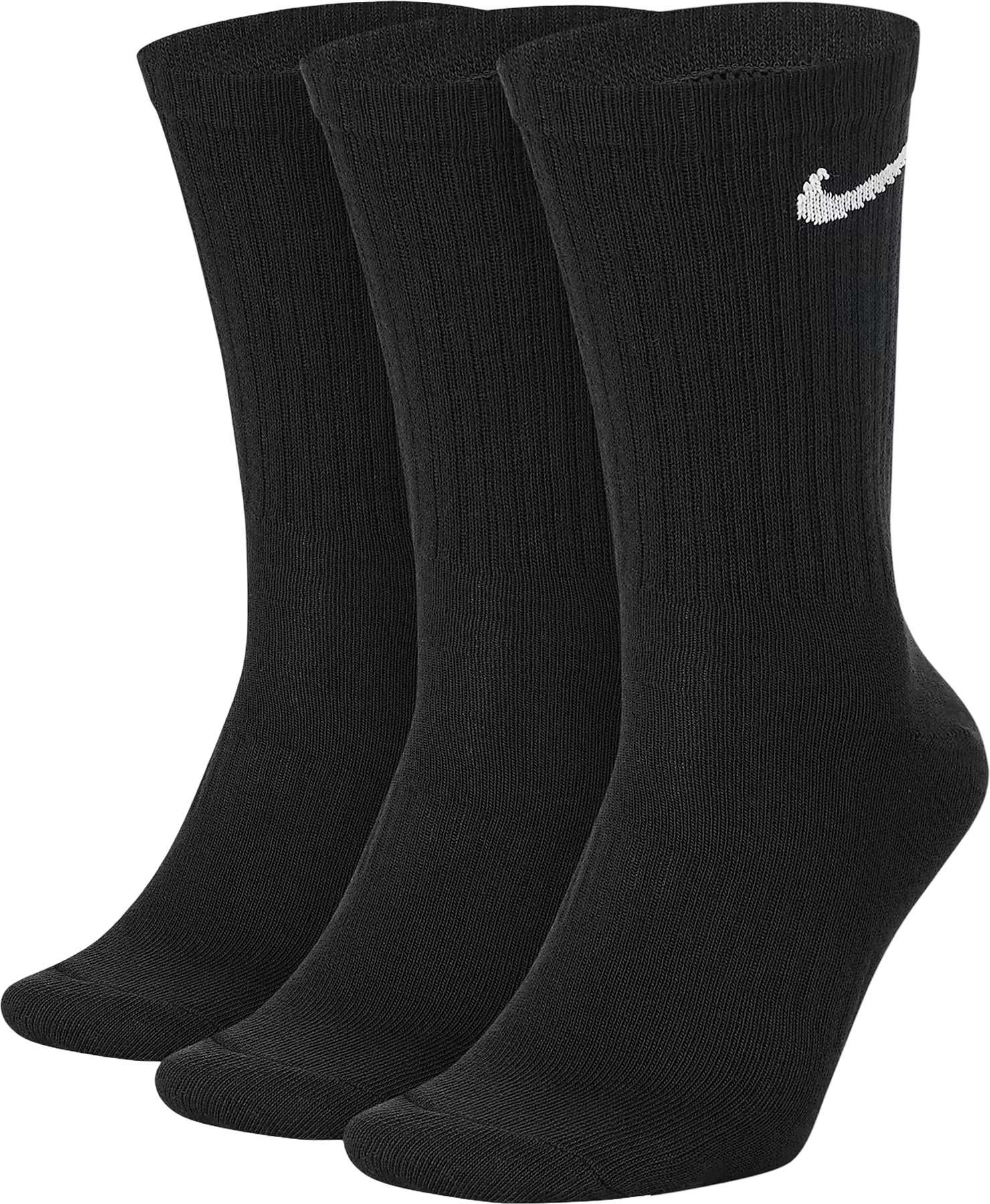 Product image for Everyday 3 Pairs Lightweight Training Crew Socks 