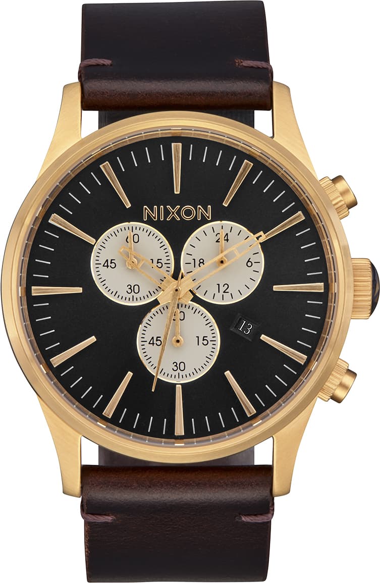 Product gallery image number 1 for product Sentry Chrono Leather V1 Watch - Men's