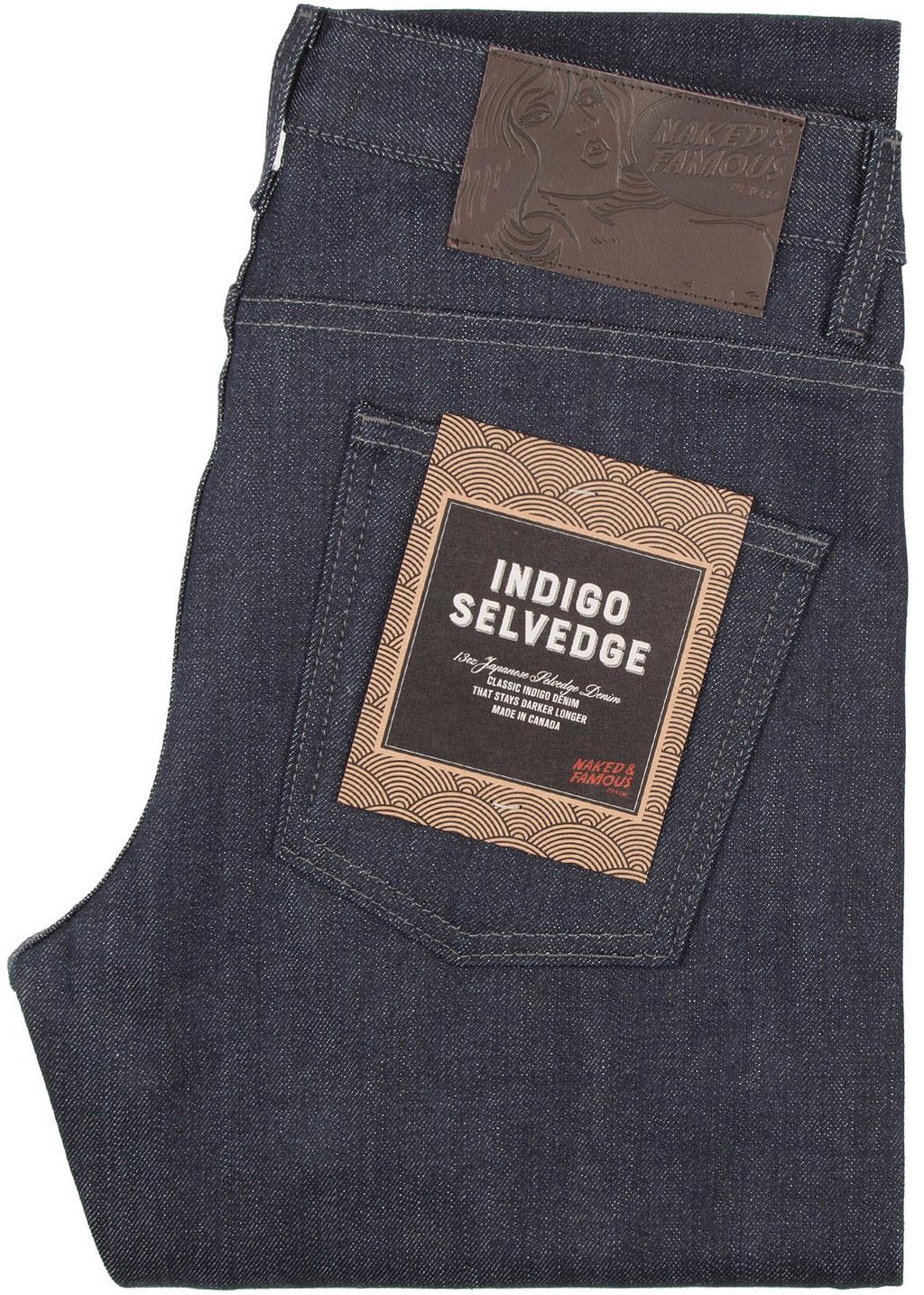 Product gallery image number 3 for product Super Guy Jeans - Indigo Selvedge Denim - Men's