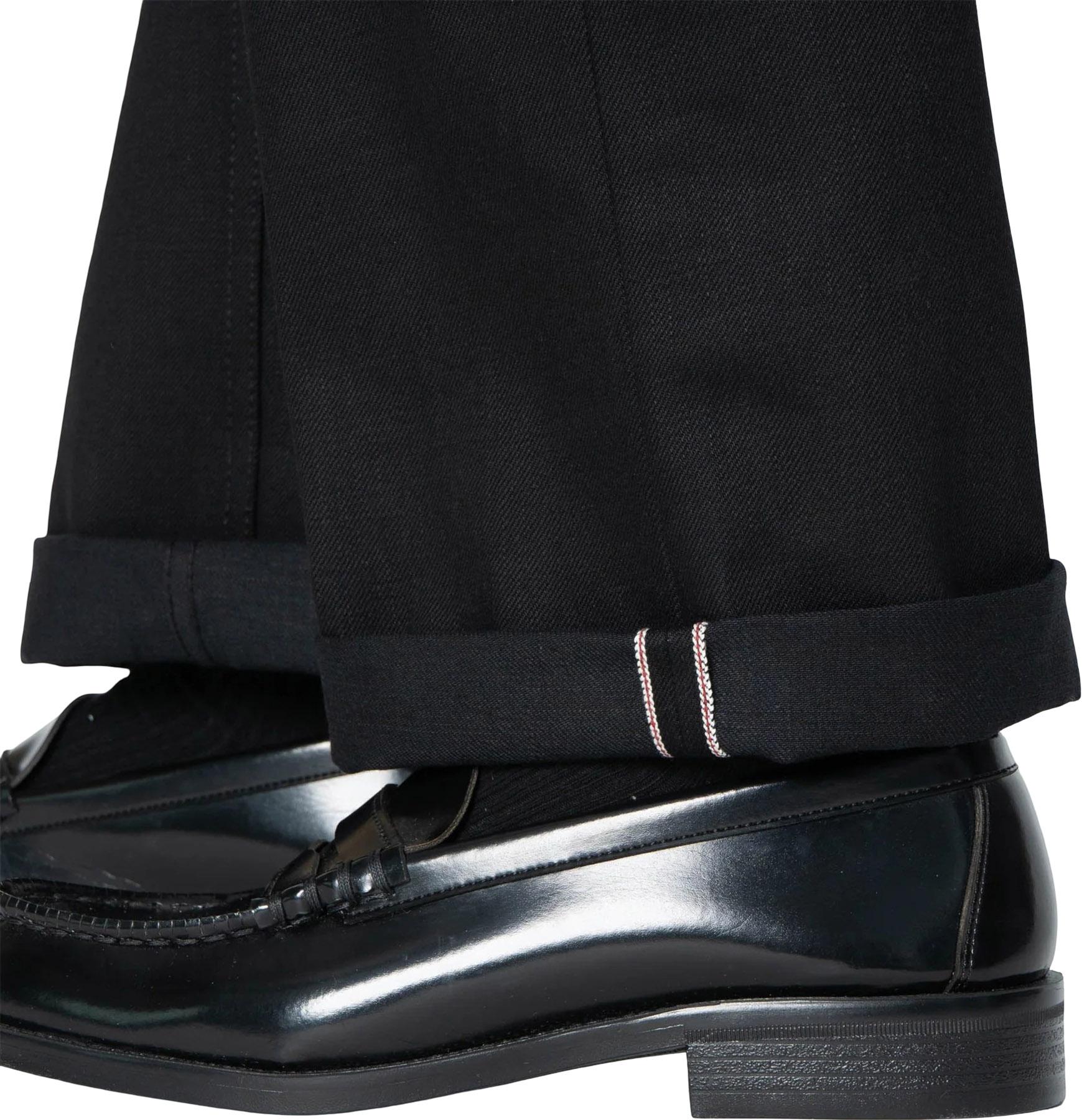 Product gallery image number 4 for product Jean Strong Guy - Solid Black Selvedge - Homme