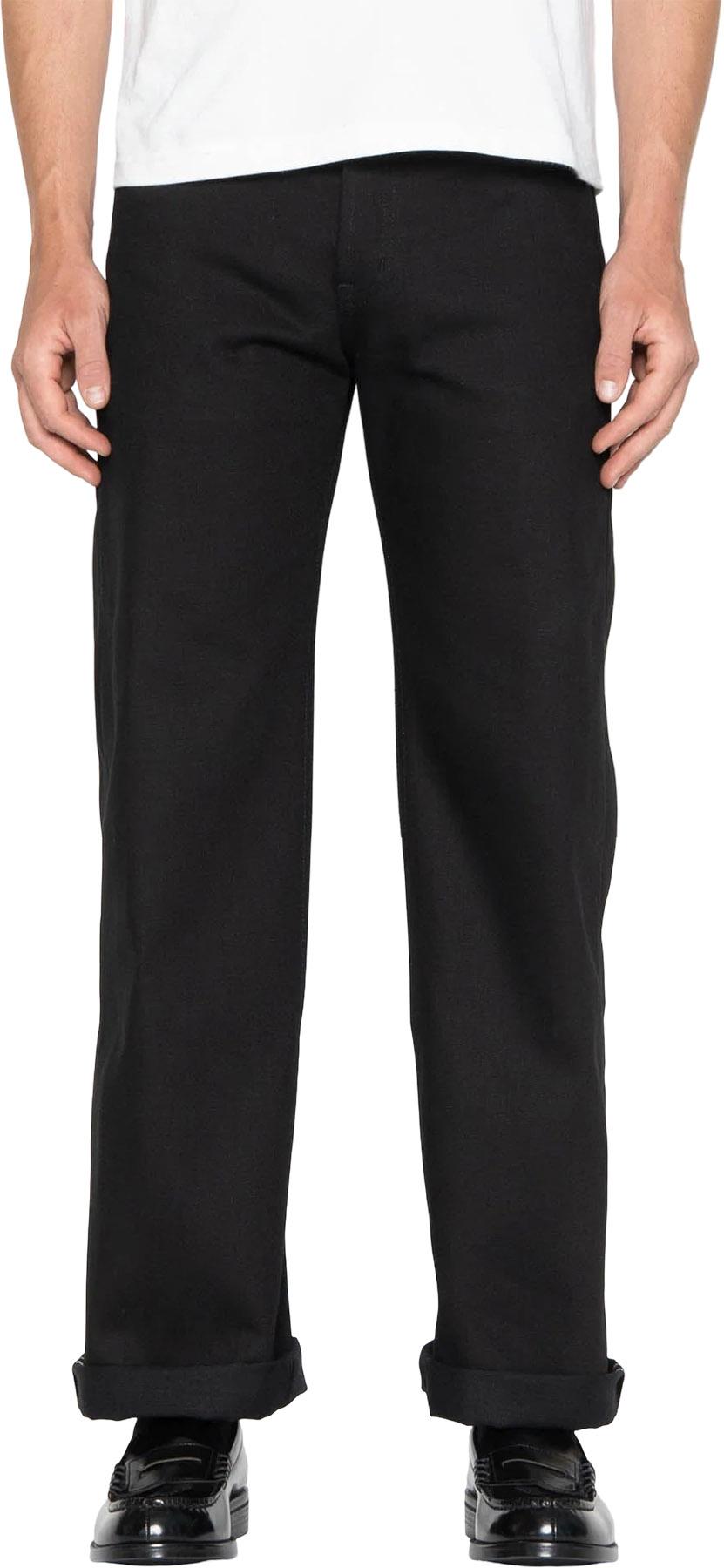 Product image for Jean Strong Guy - Solid Black Selvedge - Homme