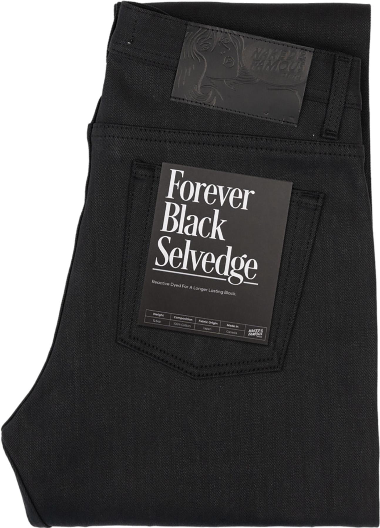 Product gallery image number 3 for product Weird Guy Trouser - Forever Black Selvedge - Men's