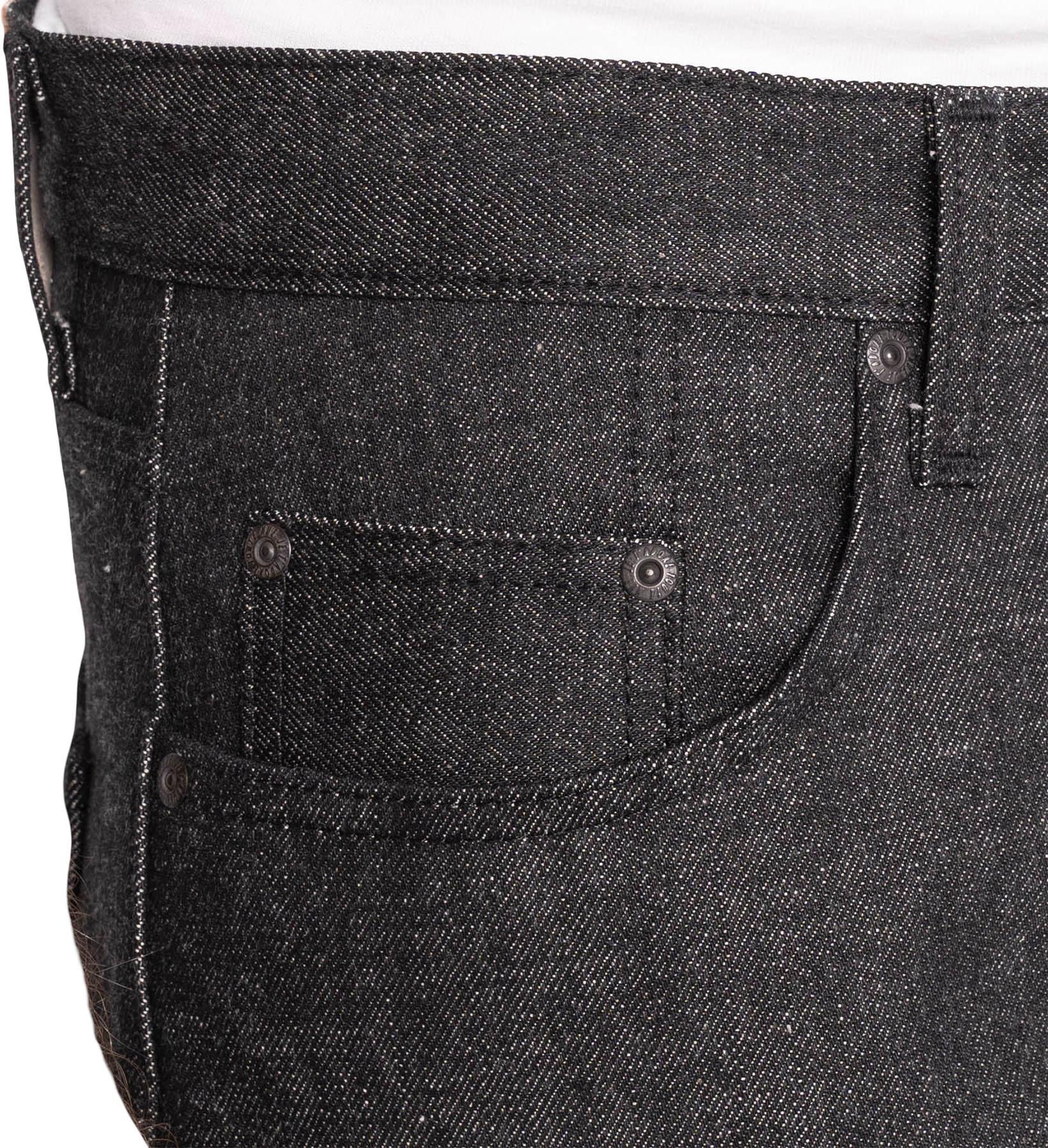 Product gallery image number 6 for product Easy Guy Jeans - Yatagarasu Selvedge - Black - Men's