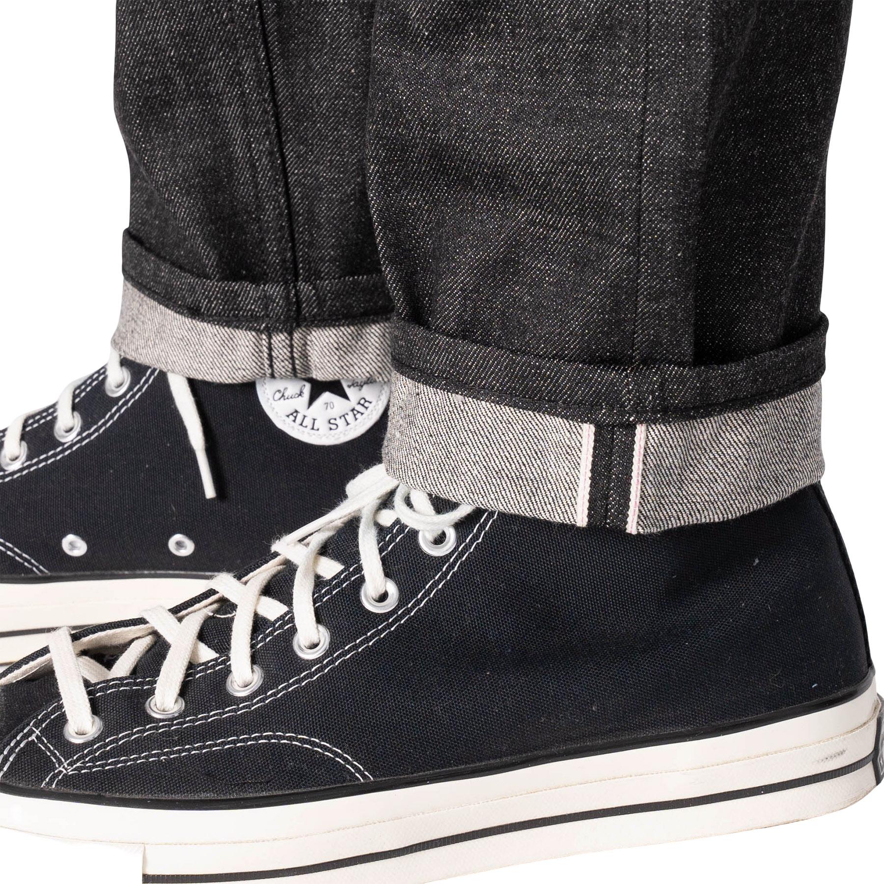 Product gallery image number 3 for product Easy Guy Jeans - Yatagarasu Selvedge - Black - Men's