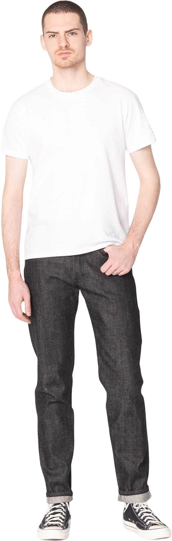 Product gallery image number 4 for product Easy Guy Jeans - Yatagarasu Selvedge - Black - Men's