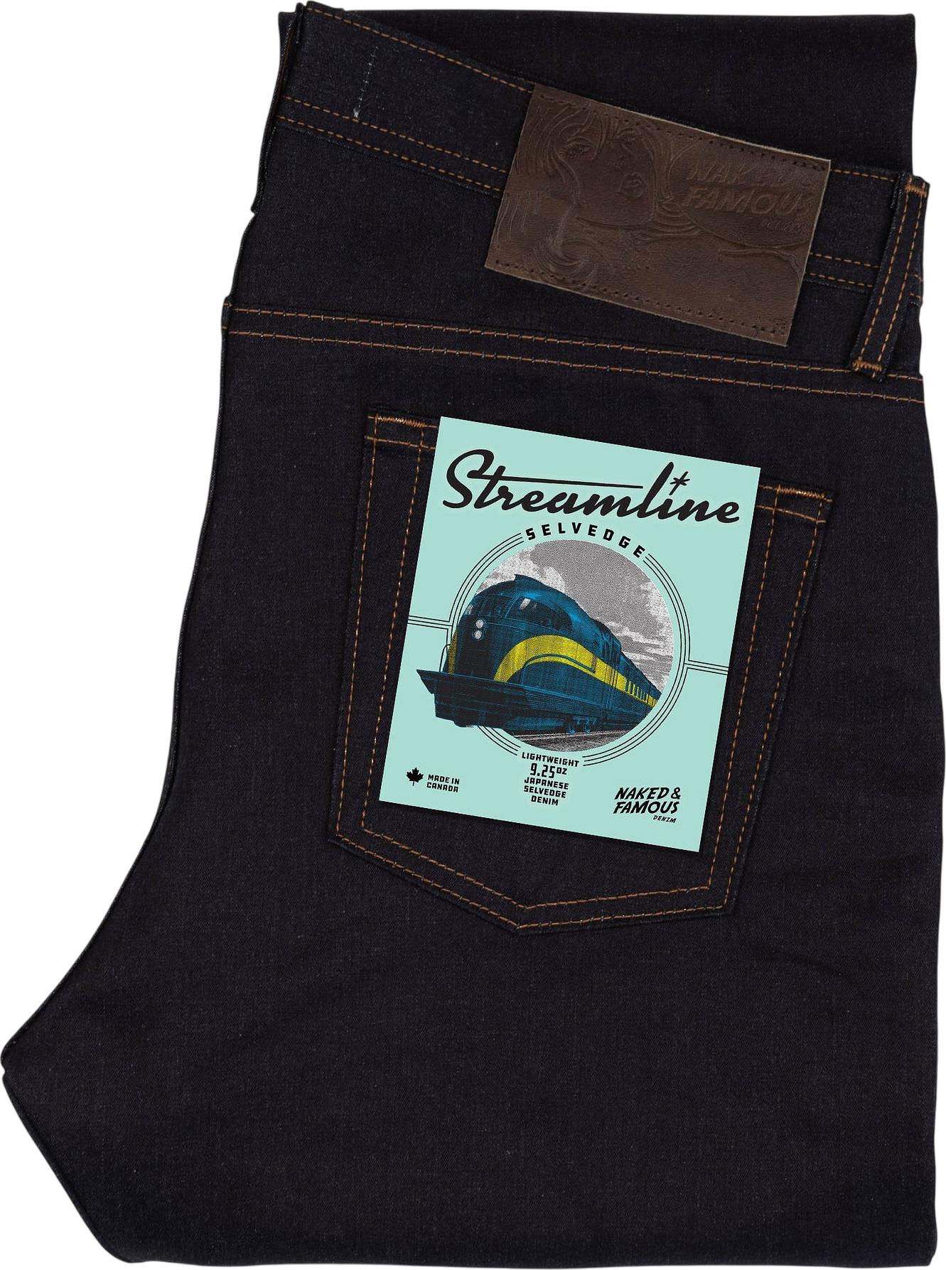 Numéro de l'image de la galerie de produits 3 pour le produit Jean Weird Guy - Streamline Selvedge - Indigo - Homme