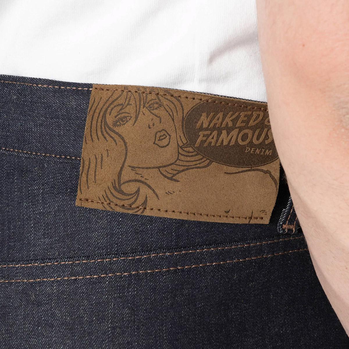 Product gallery image number 4 for product Jean à lisière en mélange de chanvre Strong Guy - Homme