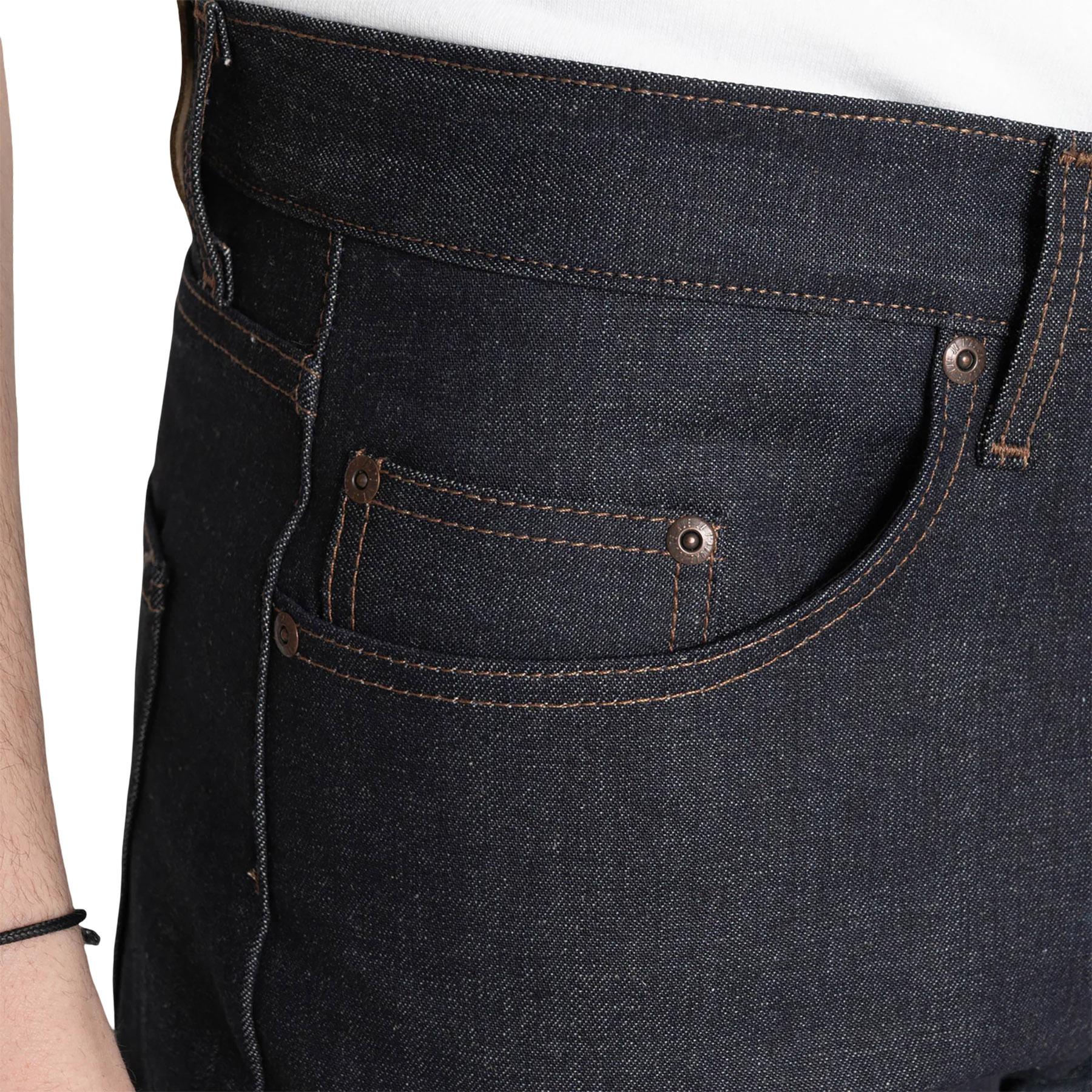 Product gallery image number 5 for product Jean à lisière en mélange de chanvre Strong Guy - Homme