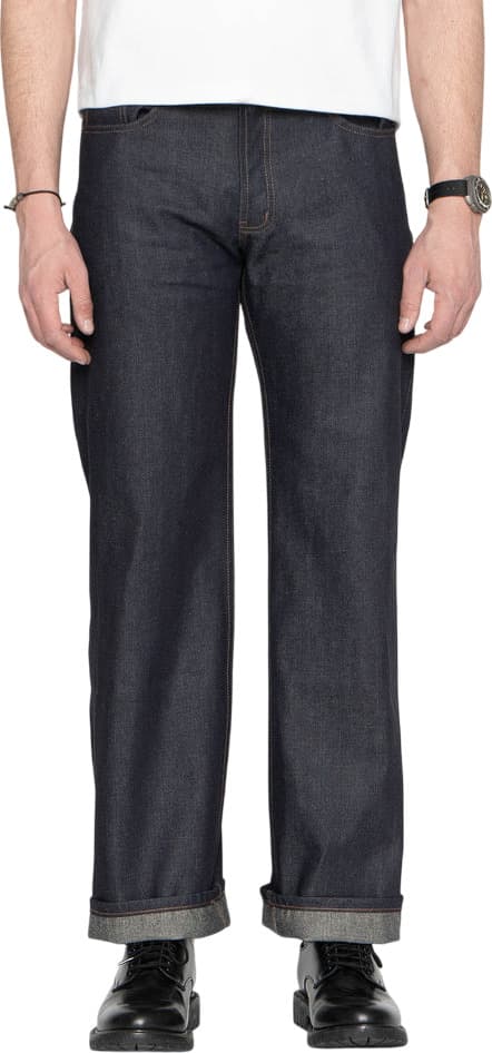 Product image for Jean à lisière en mélange de chanvre Strong Guy - Homme