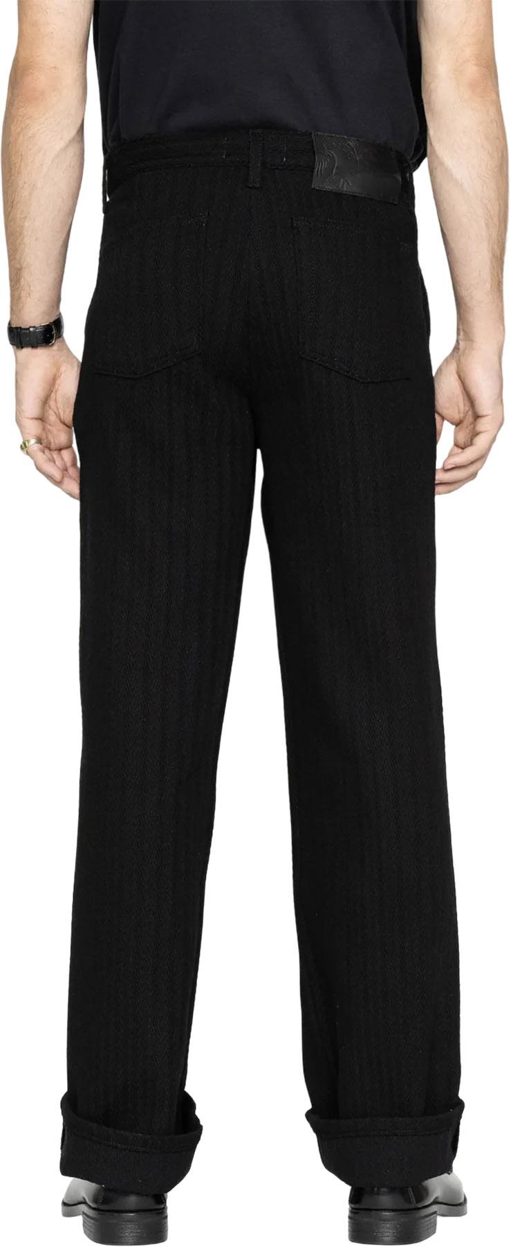 Product gallery image number 4 for product Pleated Trouser Black Sugiaya Pants - Men's