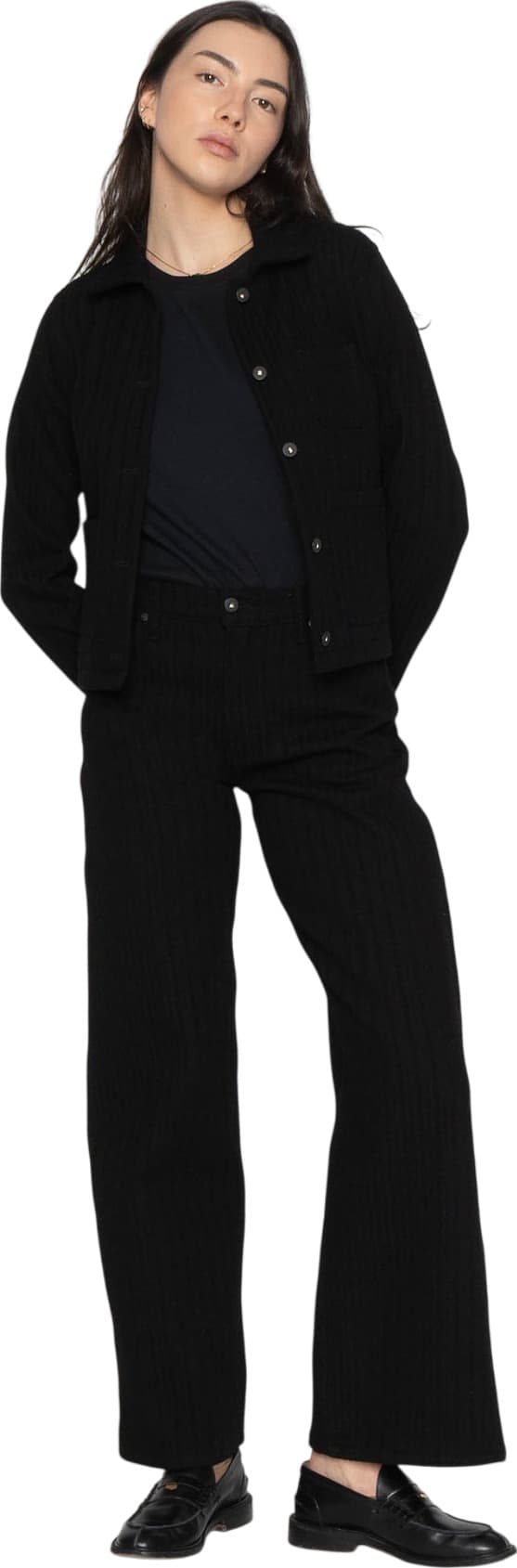 Product gallery image number 2 for product Pleated Trouser Black Sugiaya Pants - Men's