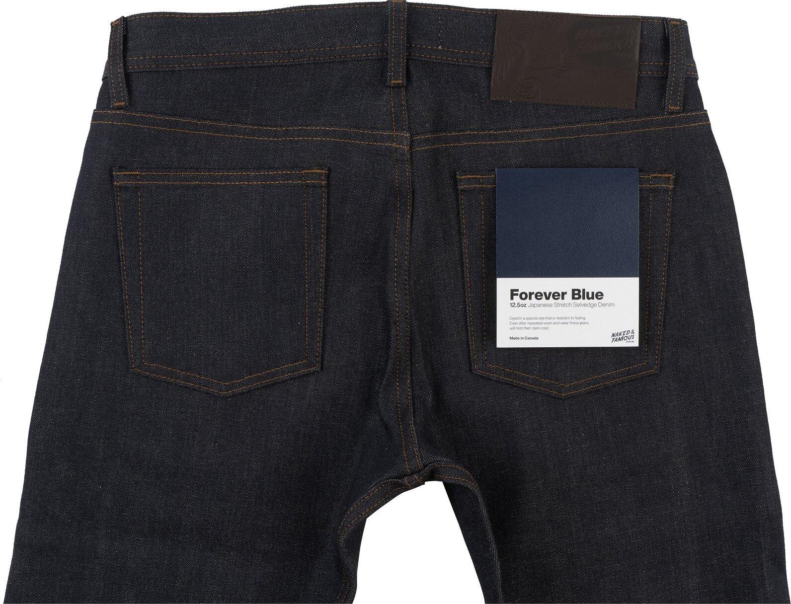 Product gallery image number 2 for product Weird Guy Jeans - Forever Blue Stretch Selvedge - Men's