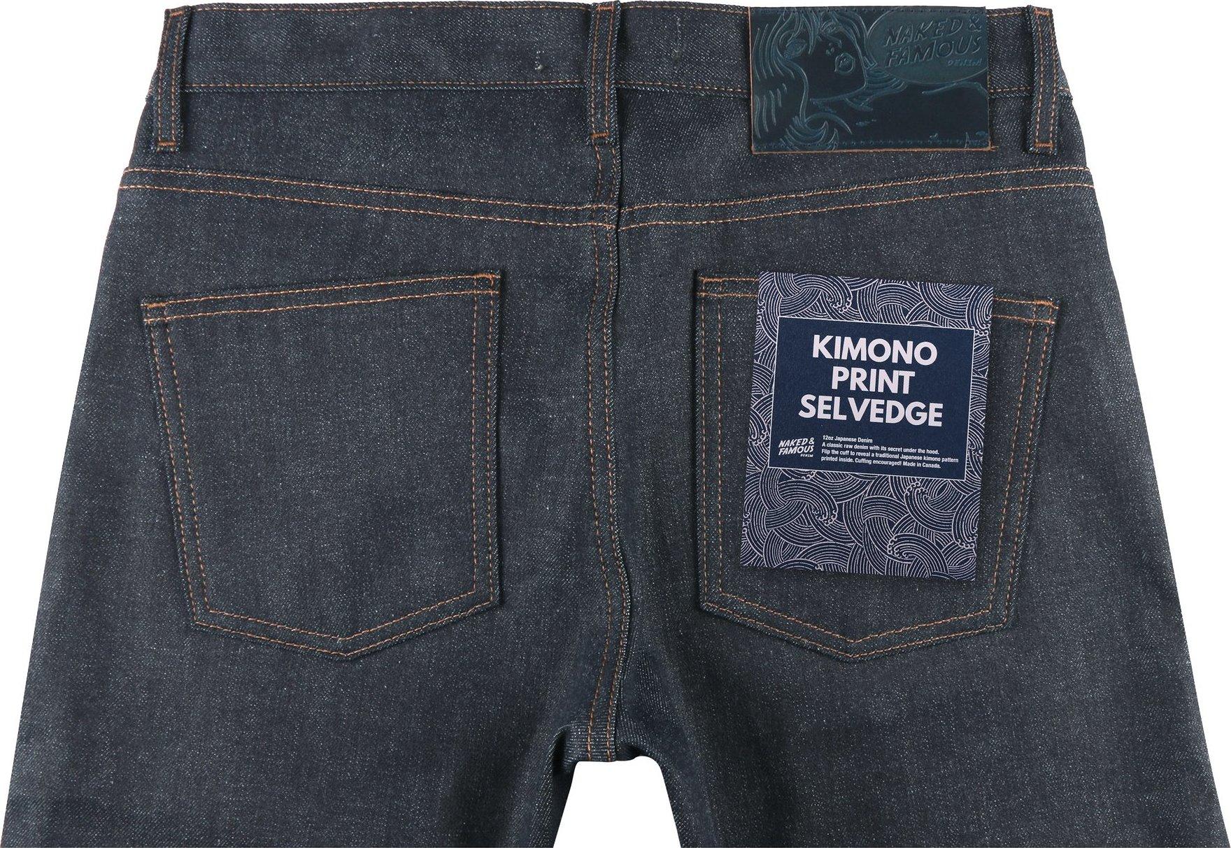 Product gallery image number 5 for product Super Guy - Kimono Print Selvedge - Men's
