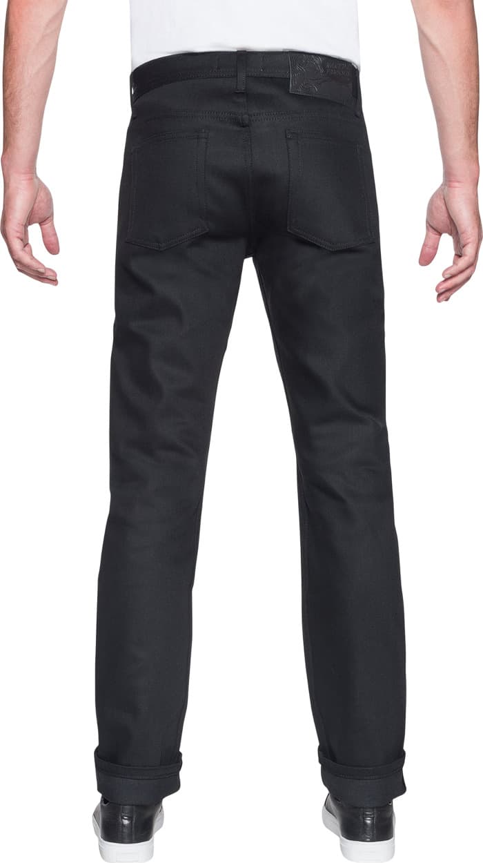 Product gallery image number 6 for product Weird Guy Jeans - Black Cobra Stretch Selvedge - Men's