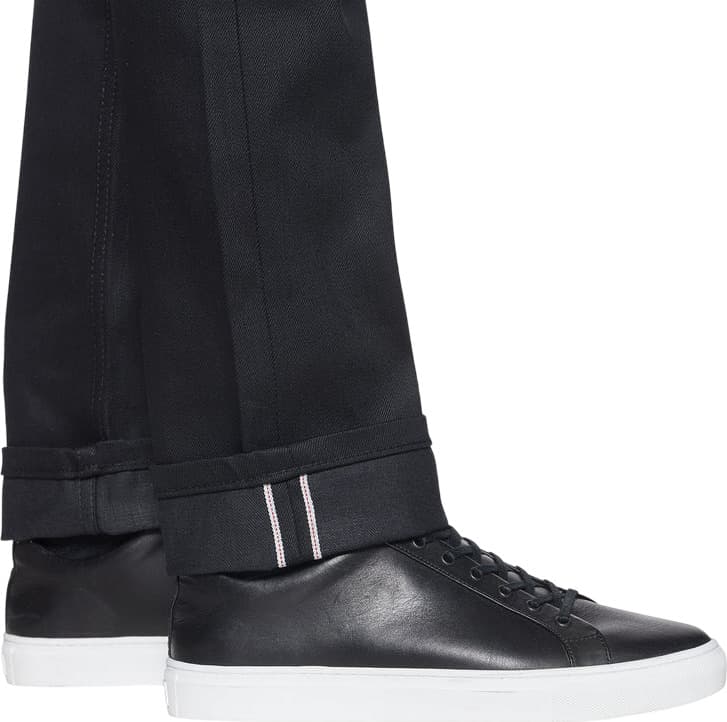 Product gallery image number 7 for product Weird Guy Jeans - Black Cobra Stretch Selvedge - Men's