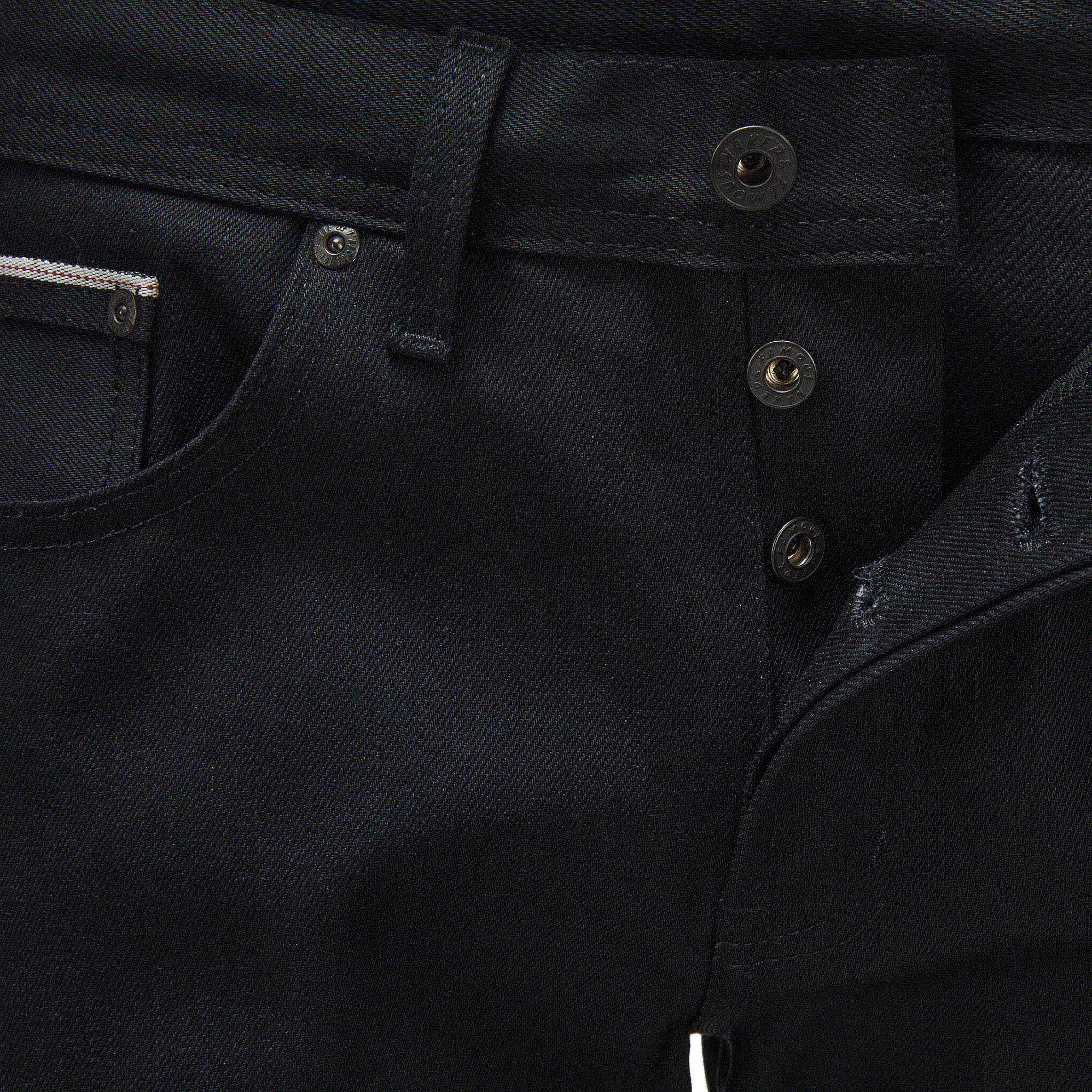 Product gallery image number 9 for product Weird Guy Jeans - Black Cobra Stretch Selvedge - Men's