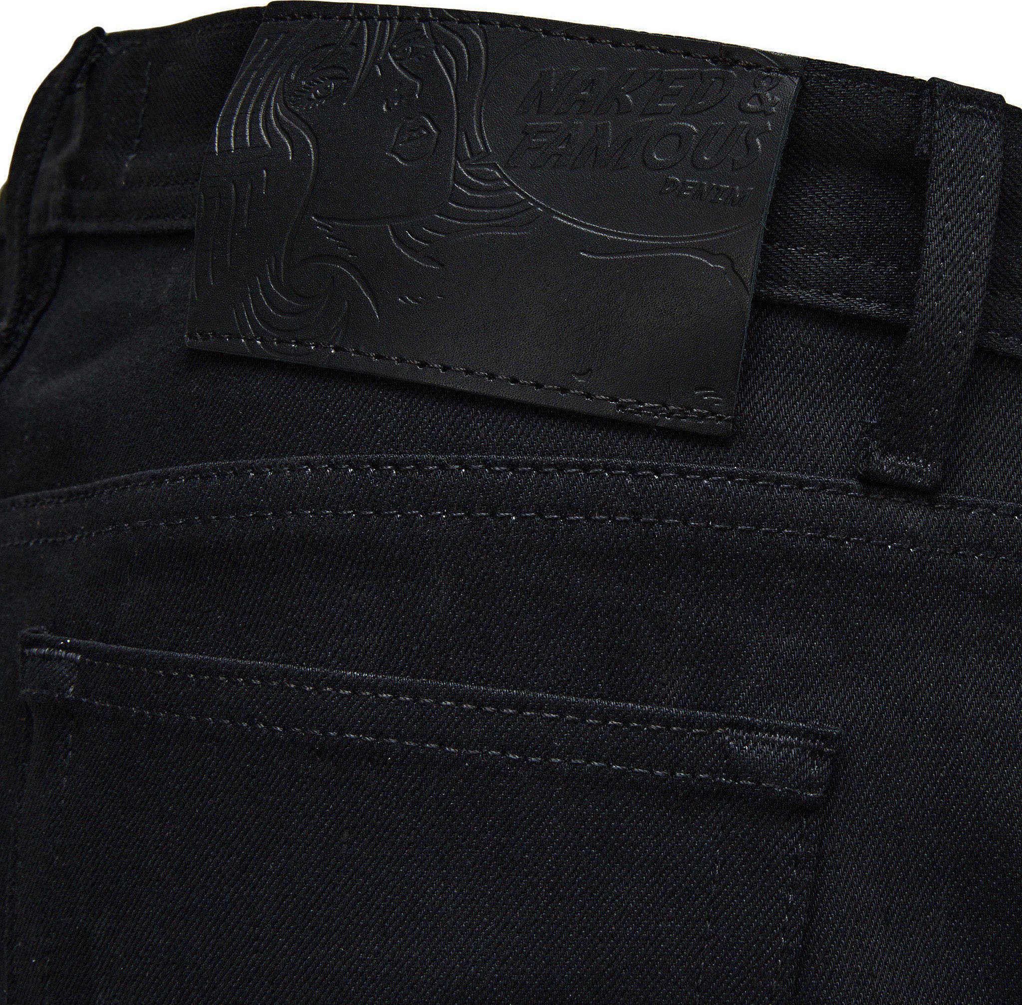 Product gallery image number 11 for product Weird Guy Jeans - Black Cobra Stretch Selvedge - Men's