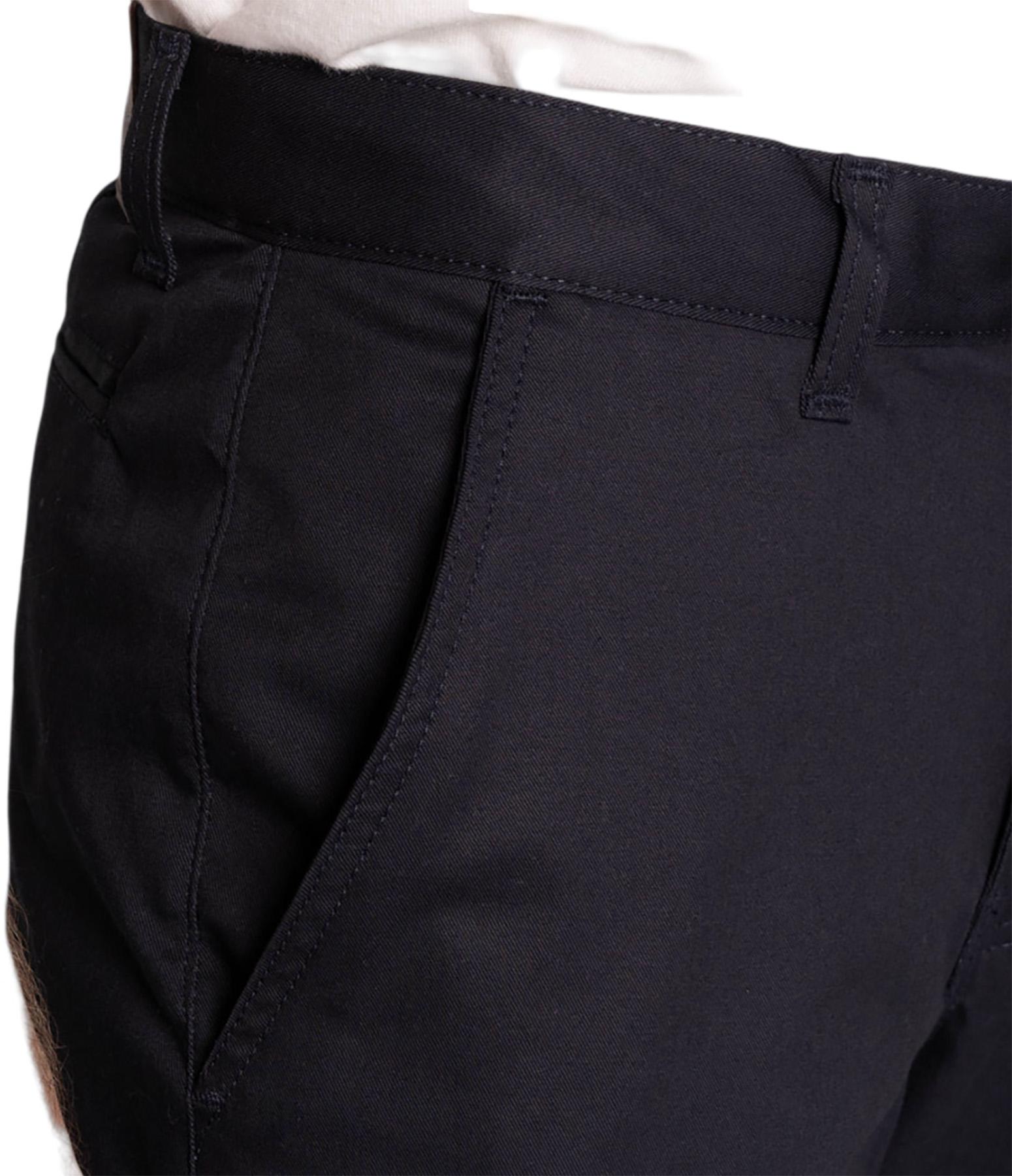 Product gallery image number 3 for product Straight Chino Trouser - Navy Stretch Twill - Men's
