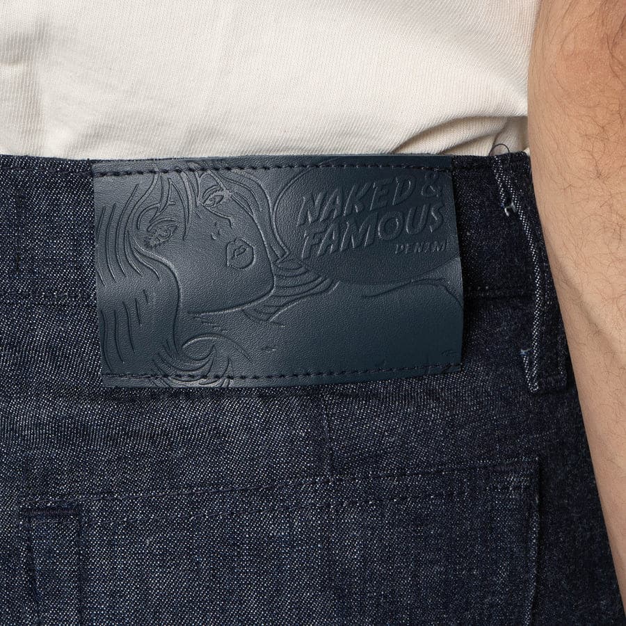 Product gallery image number 6 for product Pleated Trouser - 10oz Rinsed Denim - Indigo - Men's