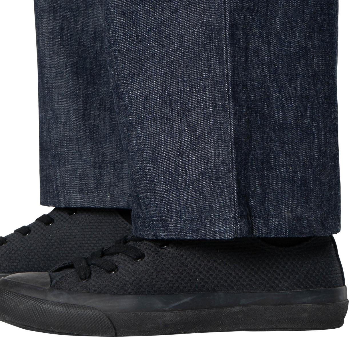 Product gallery image number 4 for product Pleated Trouser - 10oz Rinsed Denim - Indigo - Men's