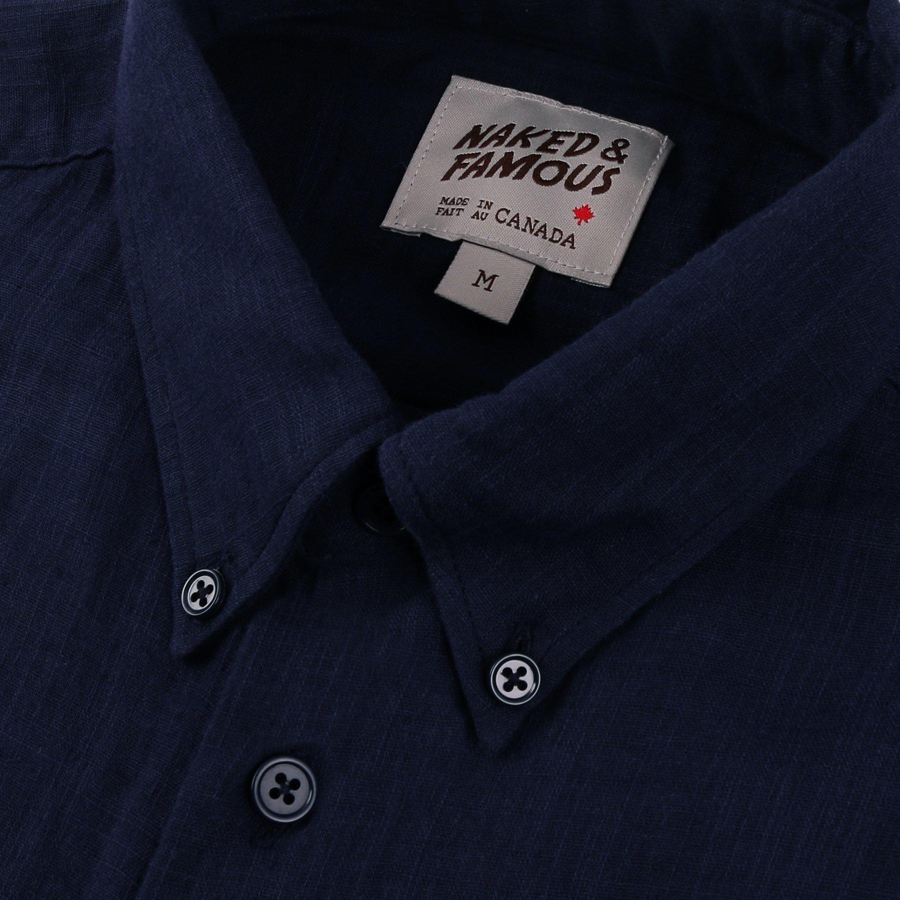 Product gallery image number 2 for product Short Sleeve Easy Shirt - Double Weave Gauze - Men's