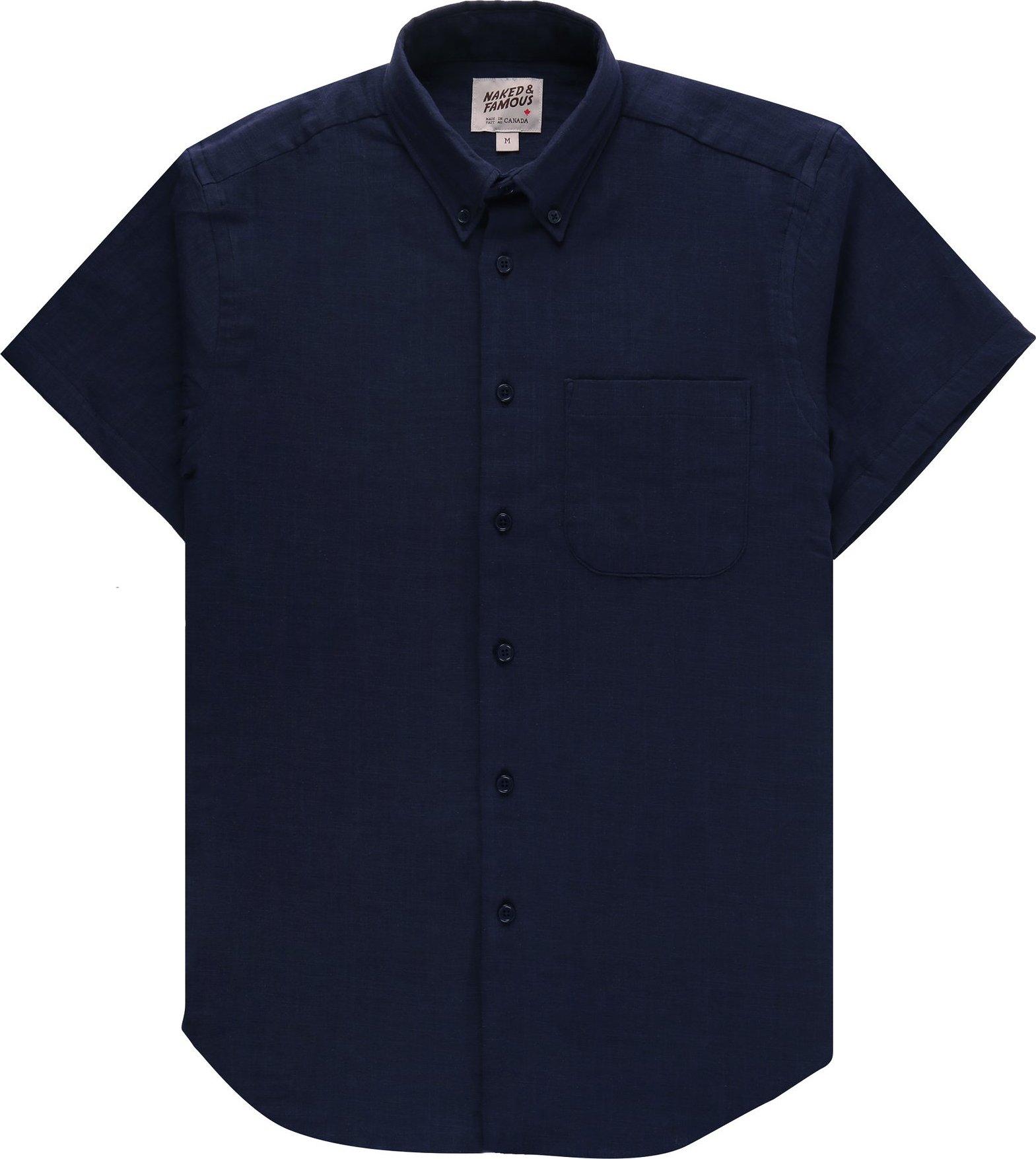 Product gallery image number 1 for product Short Sleeve Easy Shirt - Double Weave Gauze - Men's