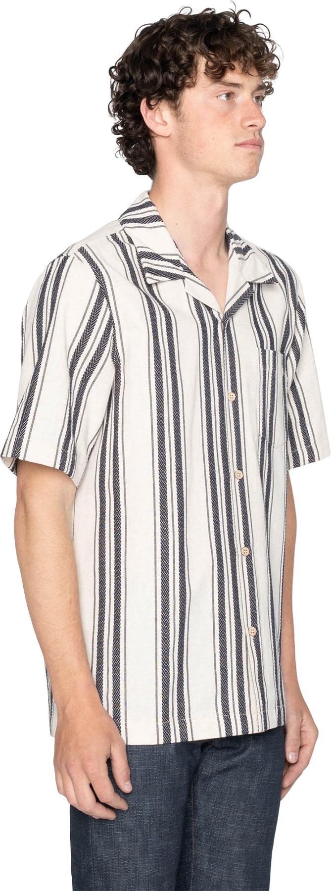 Product gallery image number 4 for product Chemise Aloha - Dobby Bands - Natural - Homme