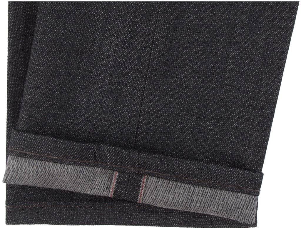 Product gallery image number 5 for product Weird Guy Jeans - Black Grey Stretch Selvedge - Men's