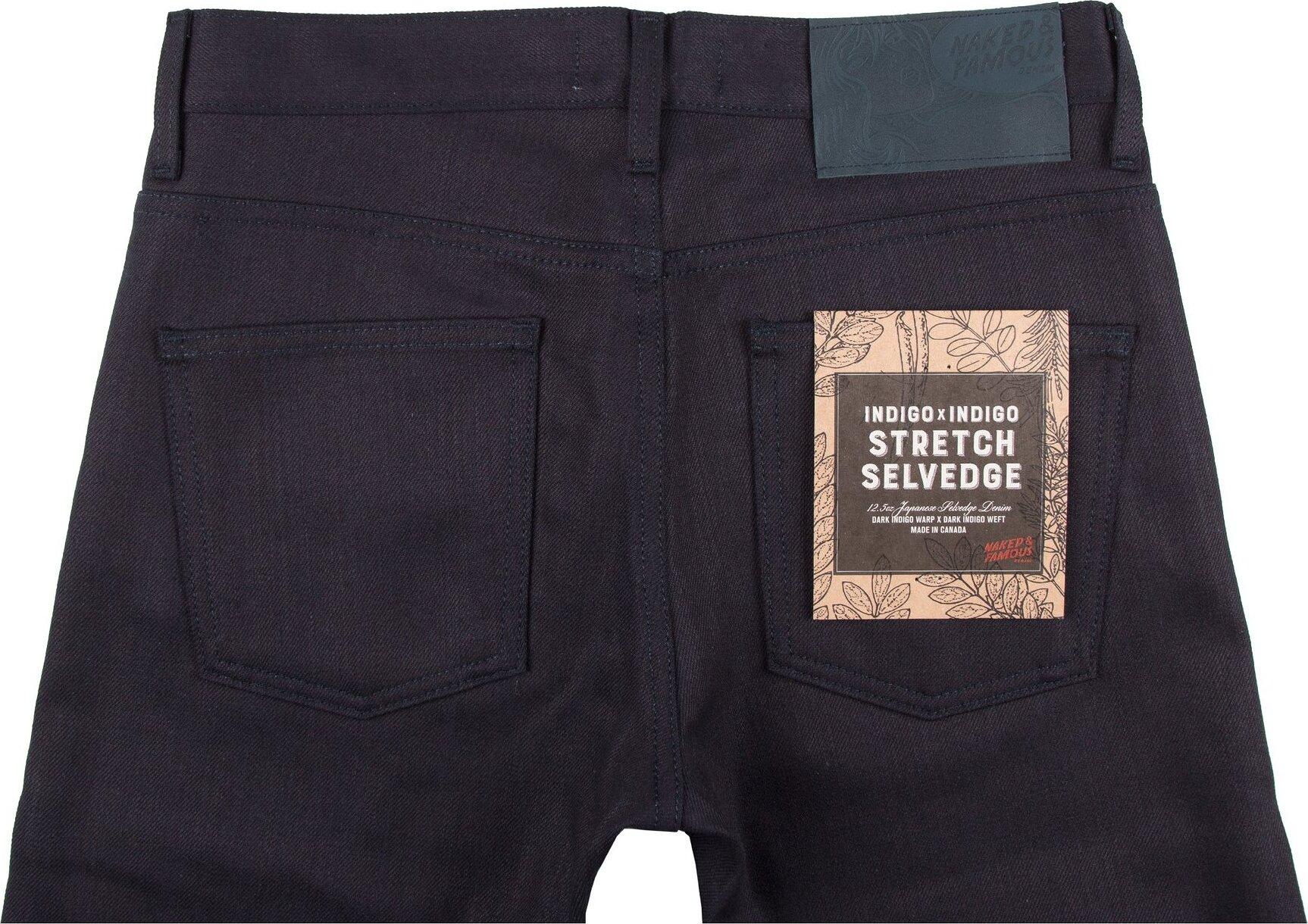 Product gallery image number 2 for product Super Guy Jeans - Indigo Stretch Selvedge - Men's