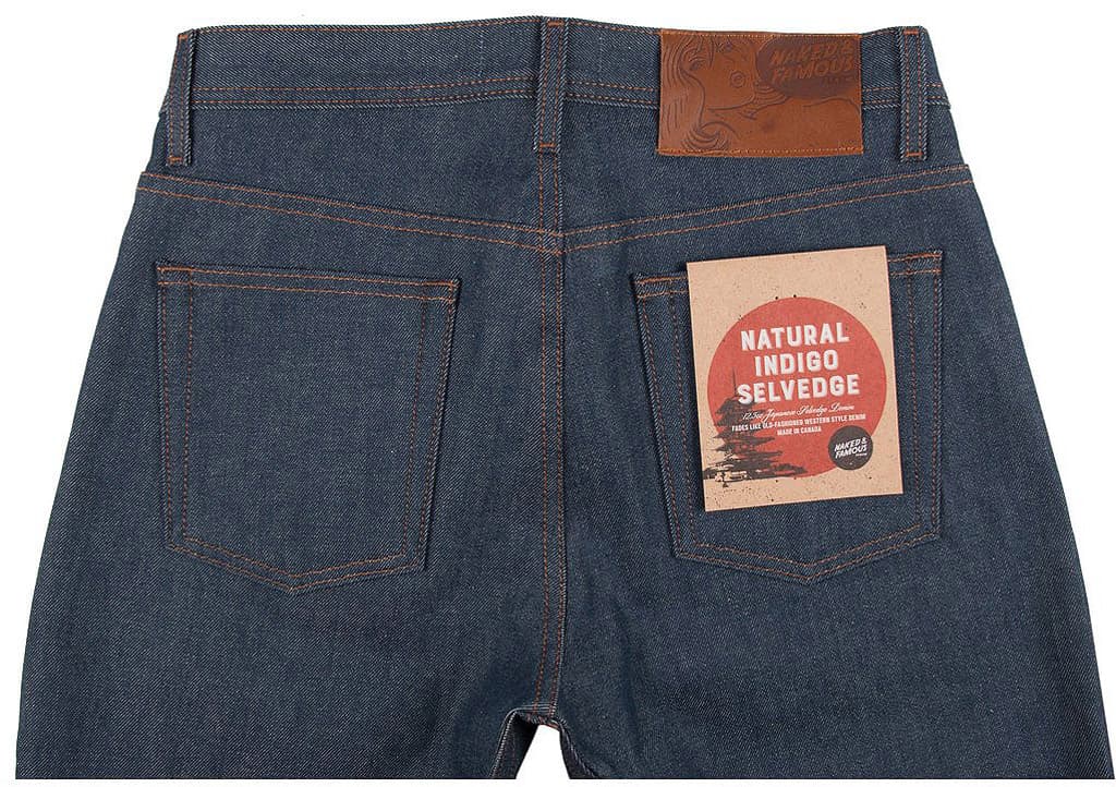 Product gallery image number 3 for product Weird Guy Jeans - Natural Indigo Selvedge - Men's