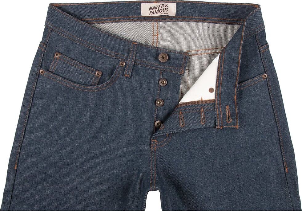 Product gallery image number 5 for product Weird Guy Jeans - Natural Indigo Selvedge - Men's