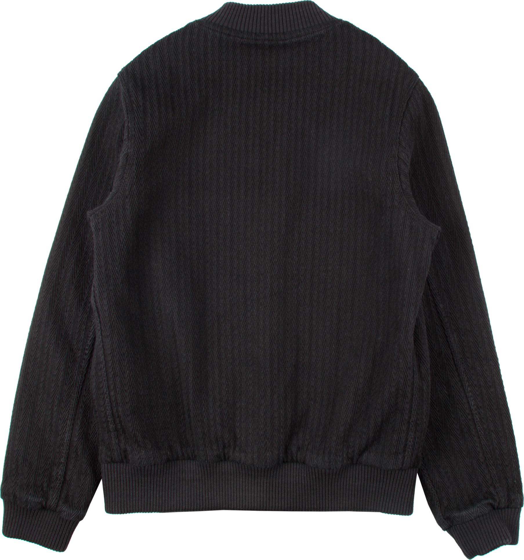 Product gallery image number 2 for product Bomber Jacket - Black Dobby Denim - Men's