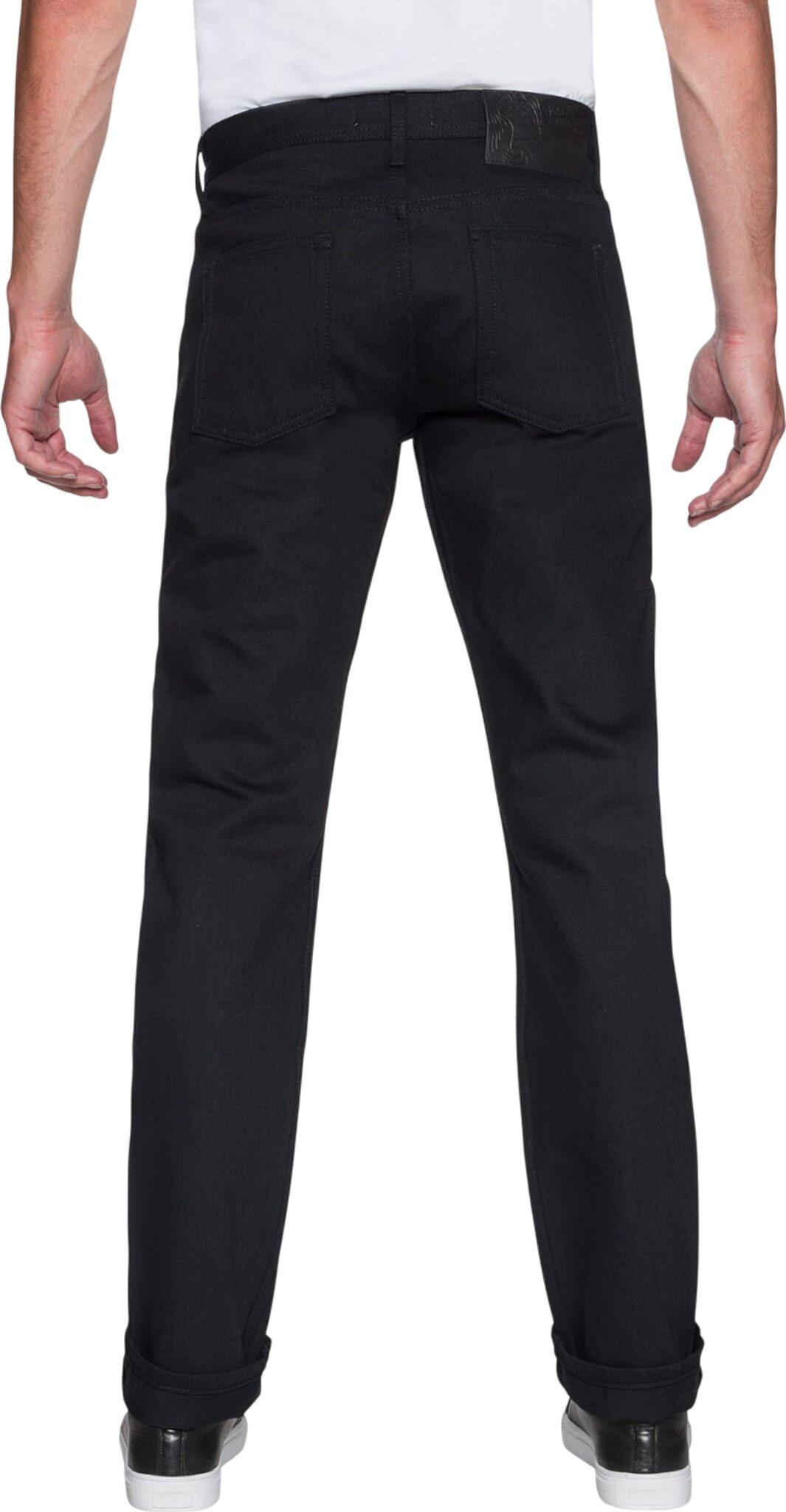 Product gallery image number 3 for product Weird Guy Jeans - Solid Black Selvedge - Men's