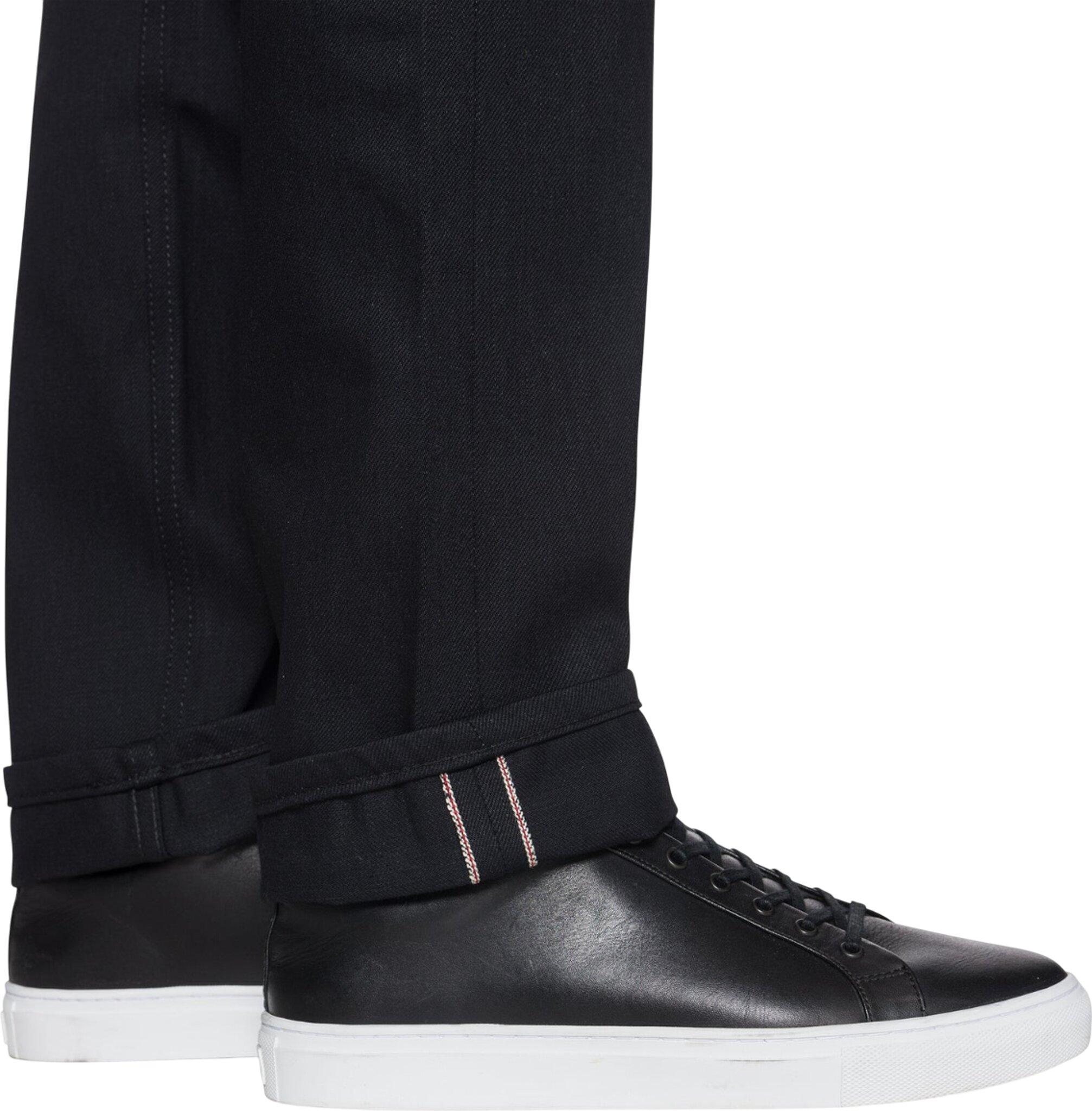 Product gallery image number 5 for product Weird Guy Jeans - Solid Black Selvedge - Men's