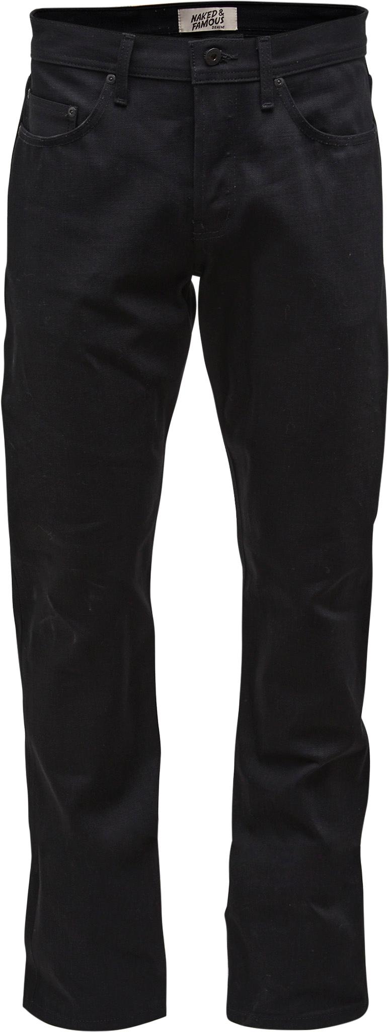 Product gallery image number 1 for product Weird Guy Jeans - Solid Black Selvedge - Men's