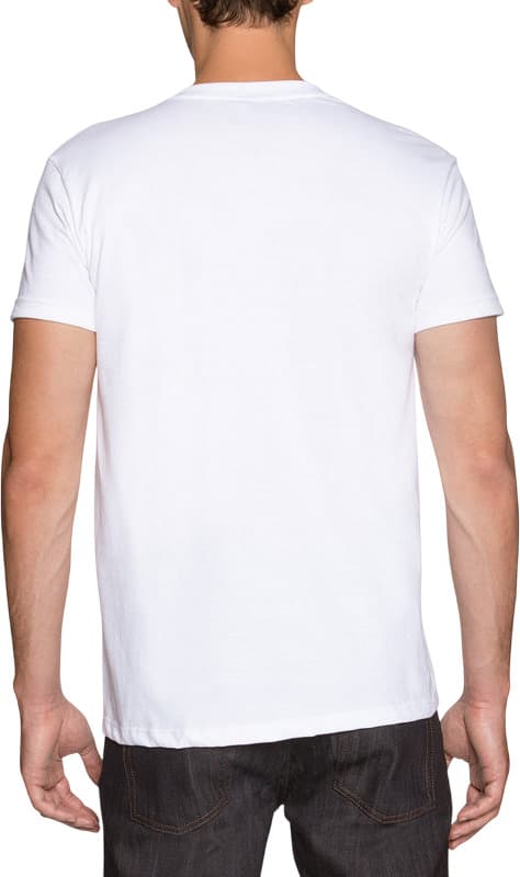 Product gallery image number 4 for product T-Shirt Circular Knit - Ring-Spun Cotton - White - Men's