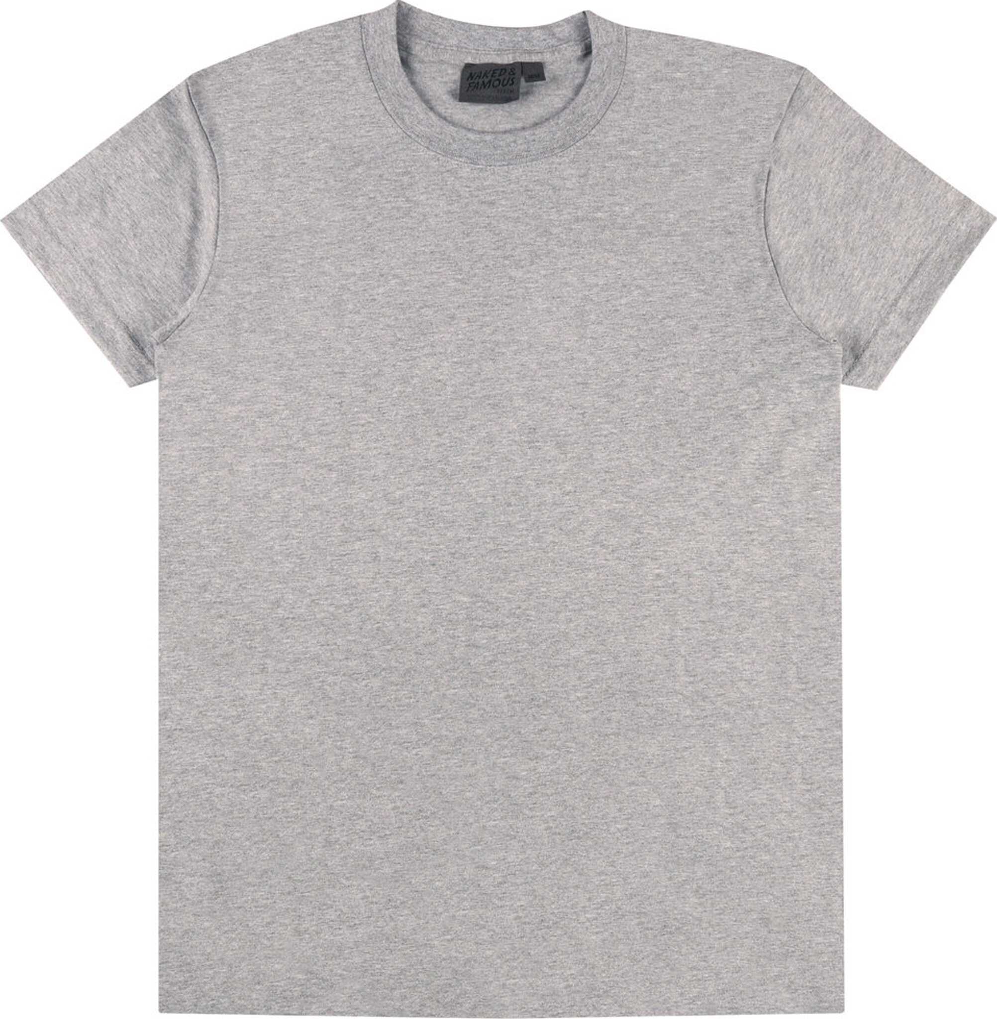 Product image for T-Shirt Circular Knit - Ring-Spun Cotton - Heather Grey - Men's