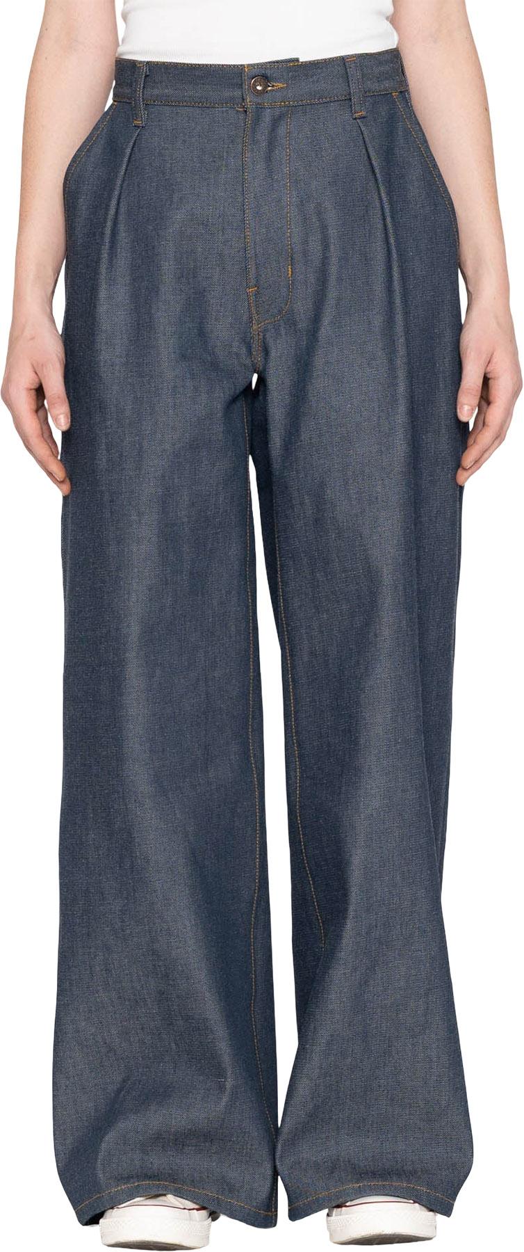 Product gallery image number 4 for product Wide Leg Trouser - Natural Indigo - Women's