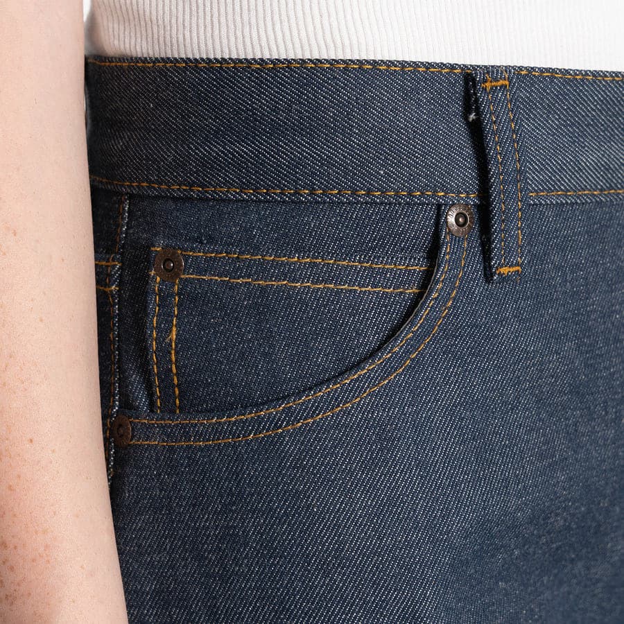 Product gallery image number 6 for product Wide Wild West Jeans - Natural Indigo - Women's