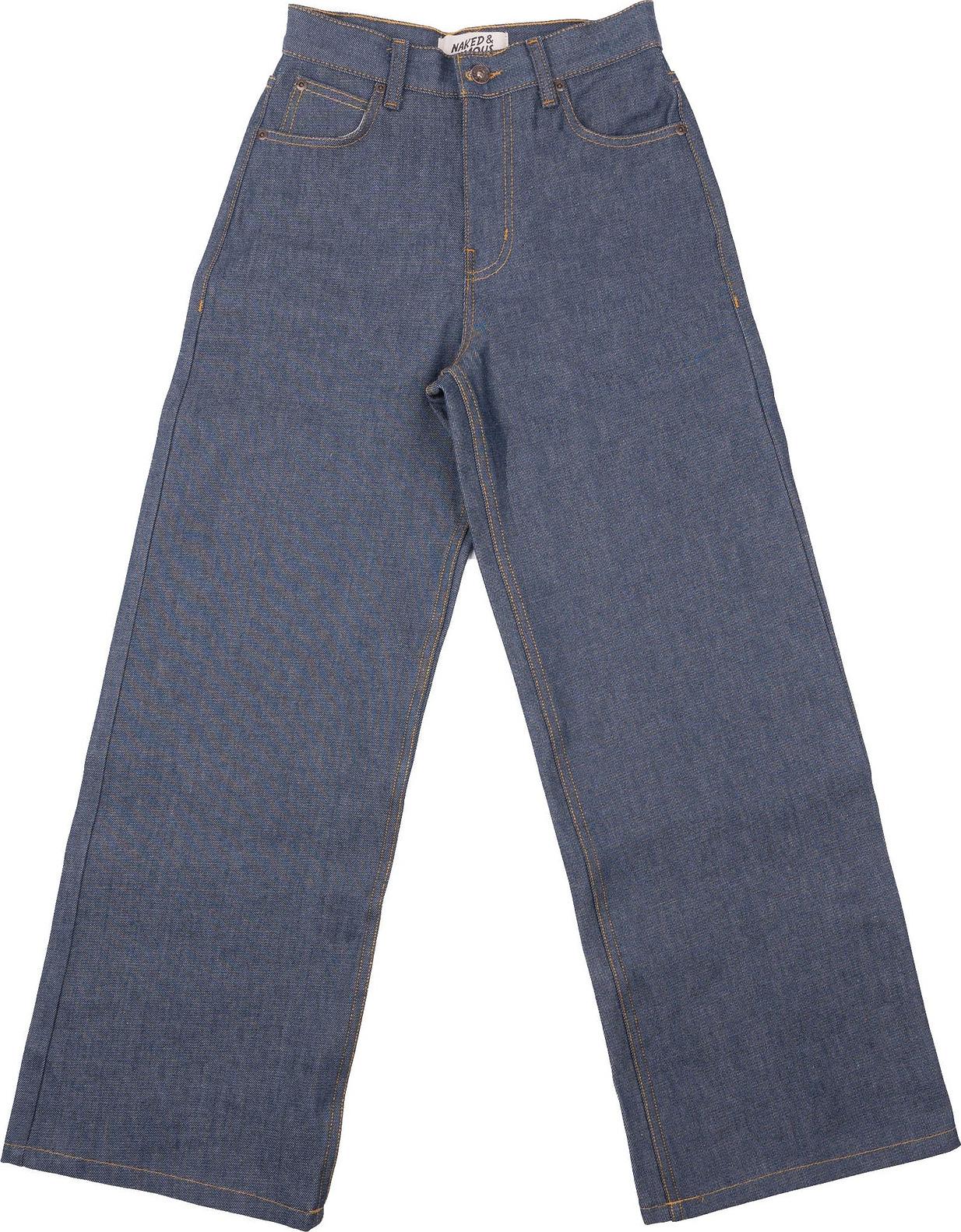 Product gallery image number 4 for product Wide Wild West Jeans - Natural Indigo - Women's