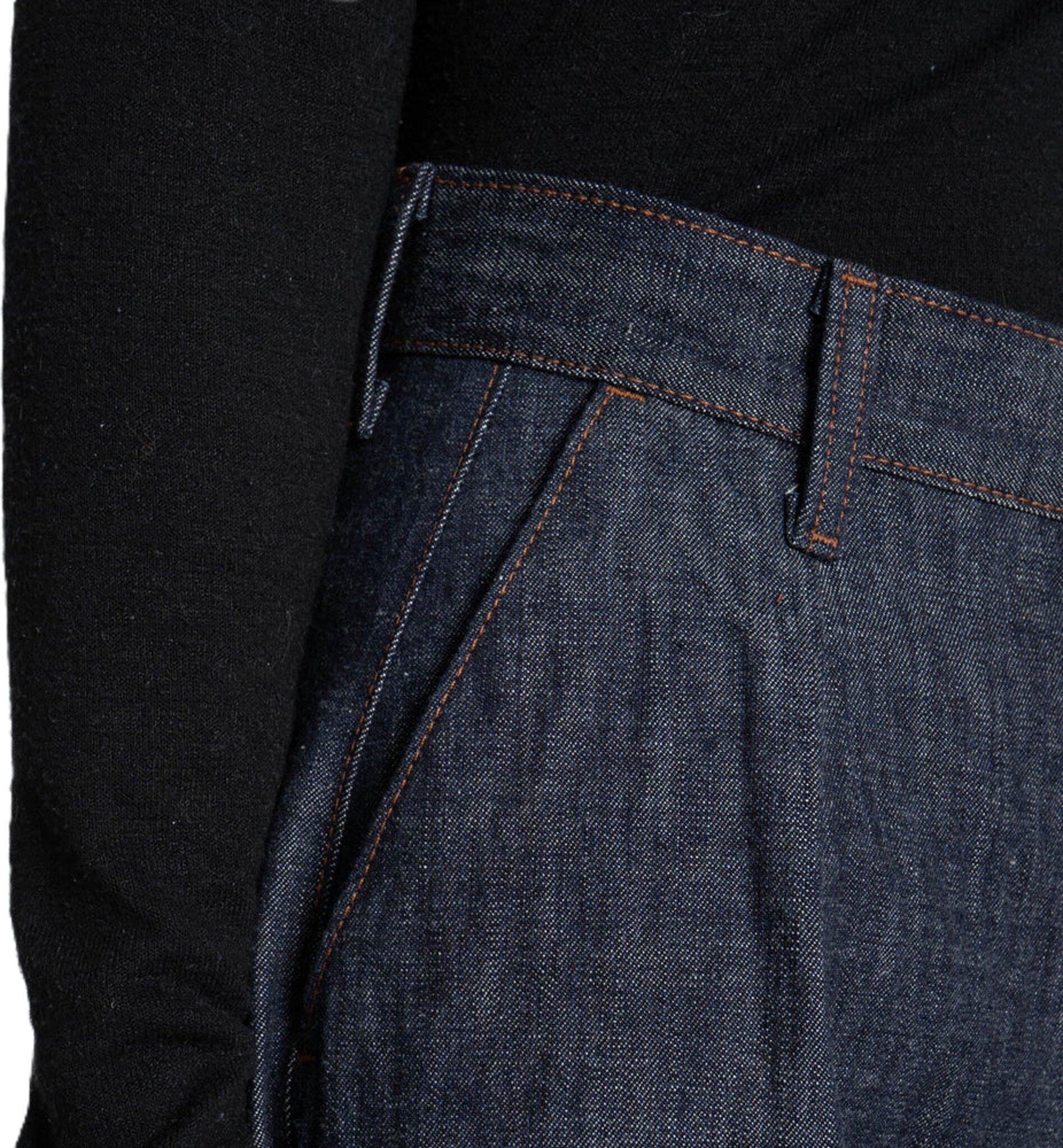 Product gallery image number 5 for product Wide Leg Trouser - Rinsed Denim - Indigo - Women's