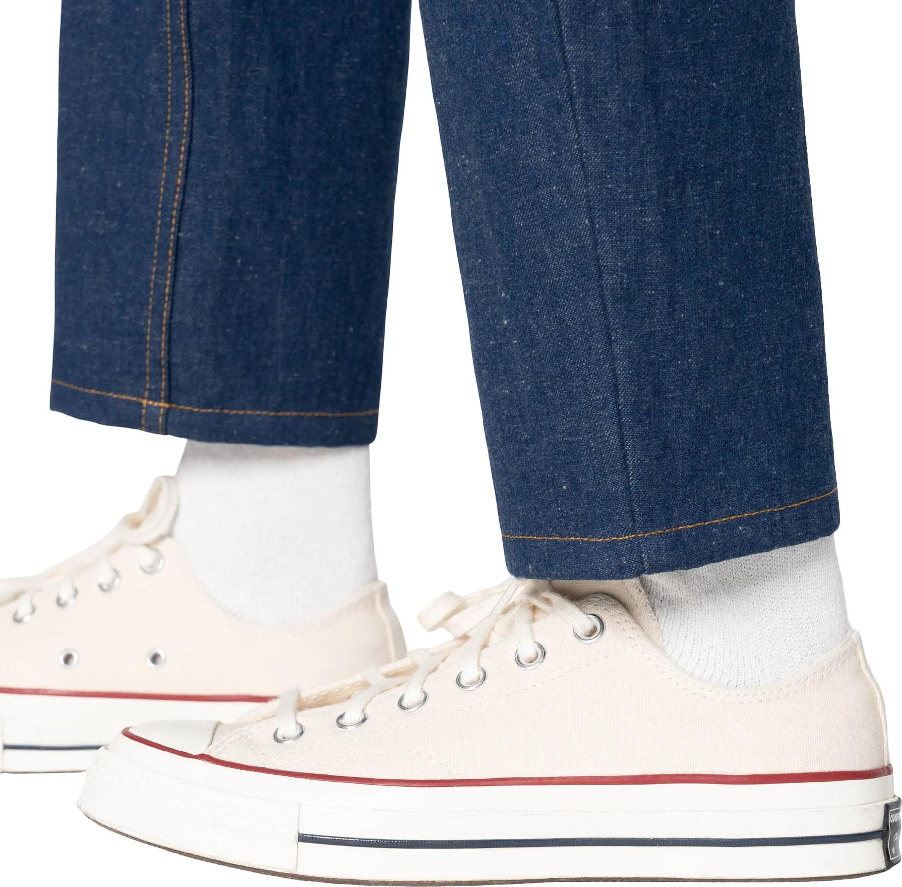 Product gallery image number 5 for product Bestie Jeans - 2x1 Dungaree Nep Denim - Mid Indigo - Women's