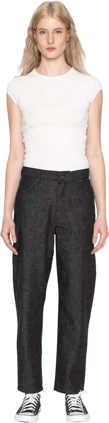 Product gallery image number 5 for product Bestie Jeans - Black Lightweight Denim - Black - Women's