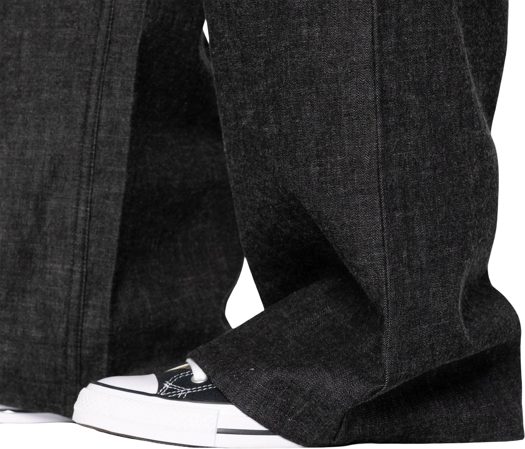 Product gallery image number 5 for product Wide Wild West Jeans - Black Lightweight Denim - Black - Women's